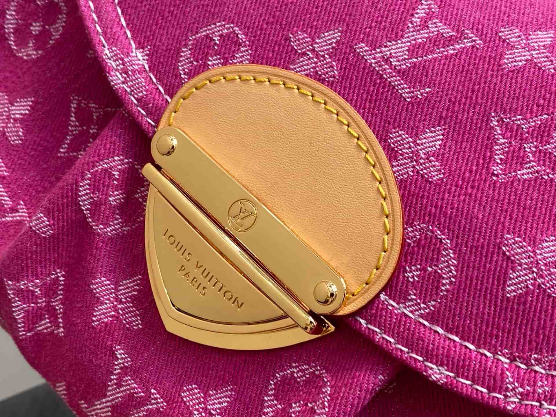 Louis Vuitton Sunset Monogram Fuchsia Denim M28291 High