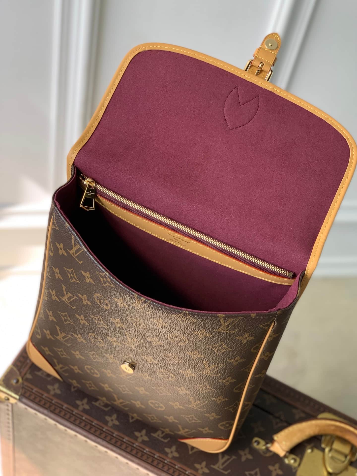 Louis Vuitton DIANE Backpack Monogram coated canvas M29631 High