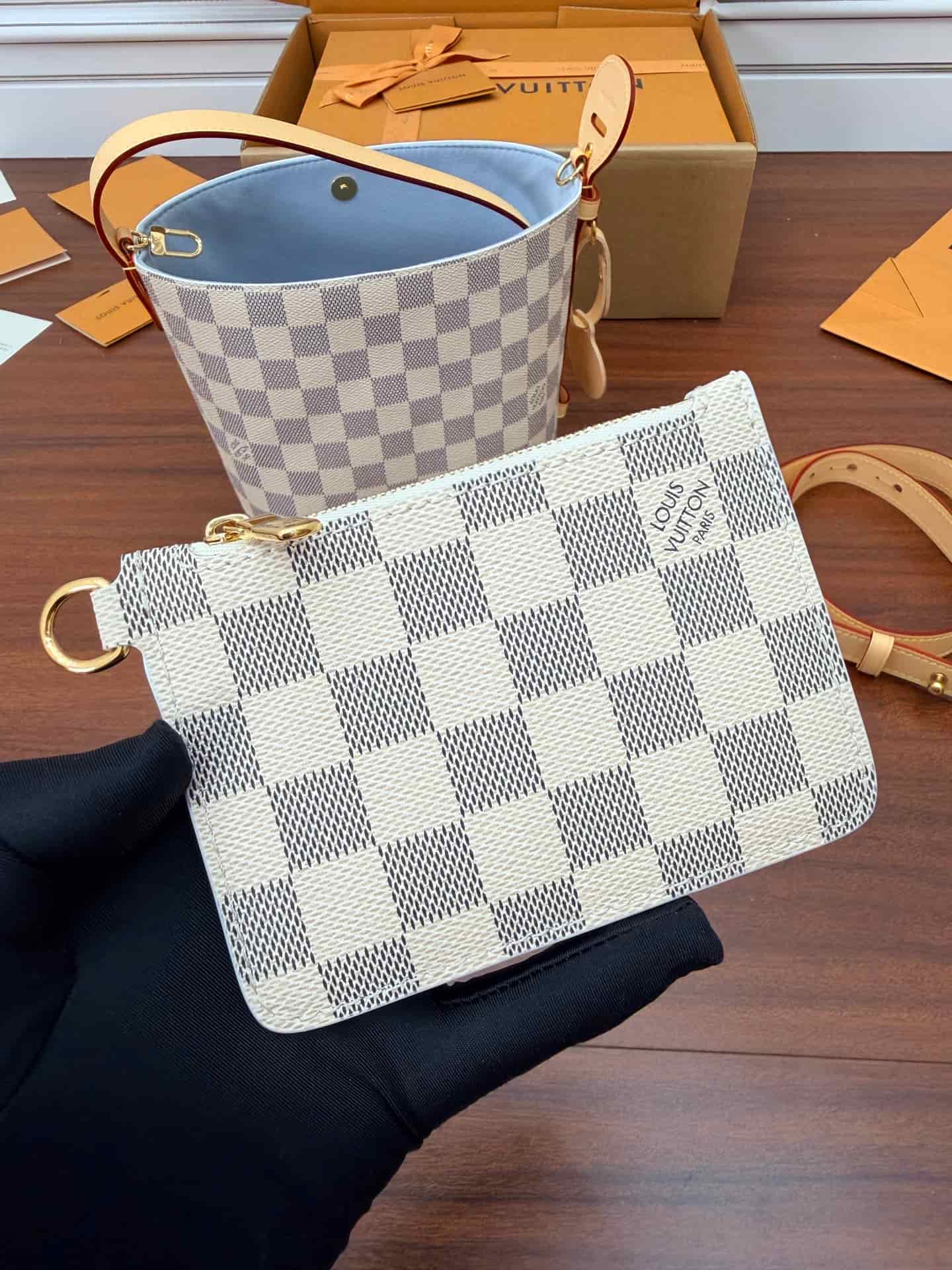 Louis Vuitton All In BB Damier Azur coated canvas N40855 TOP