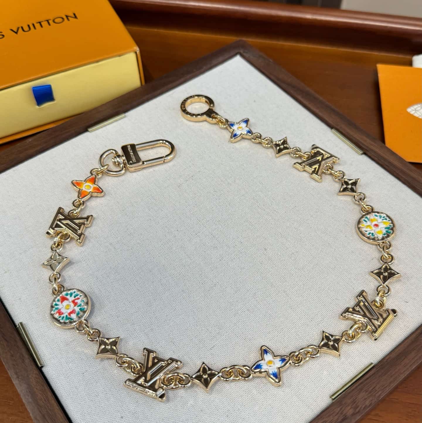 Louis Vuitton Monogram Flower Chain Belts M03670