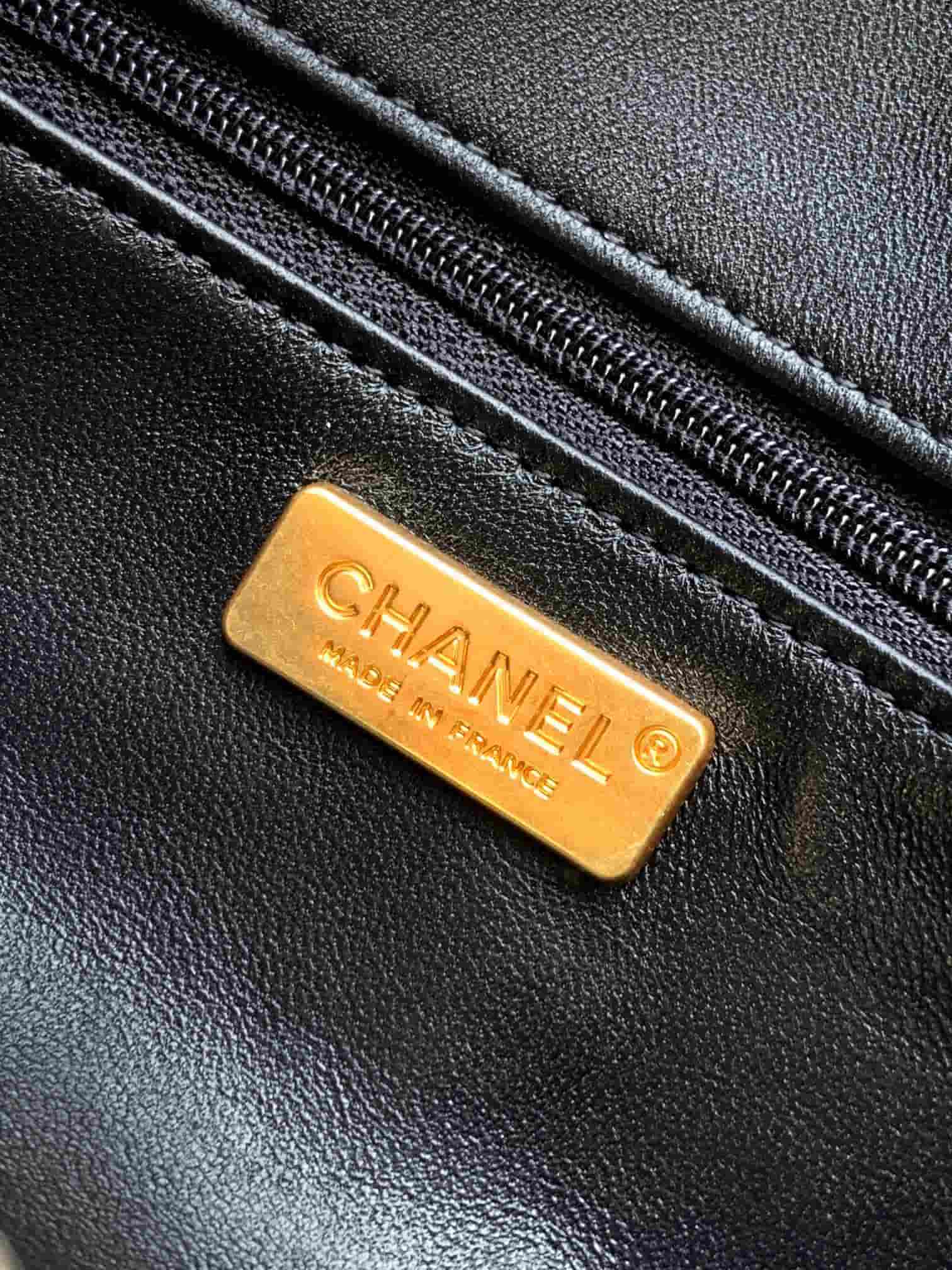Chanel Classic Mini Flap Bag Sequins Embroidery & Gold-Tone Metal Green 6171 A
