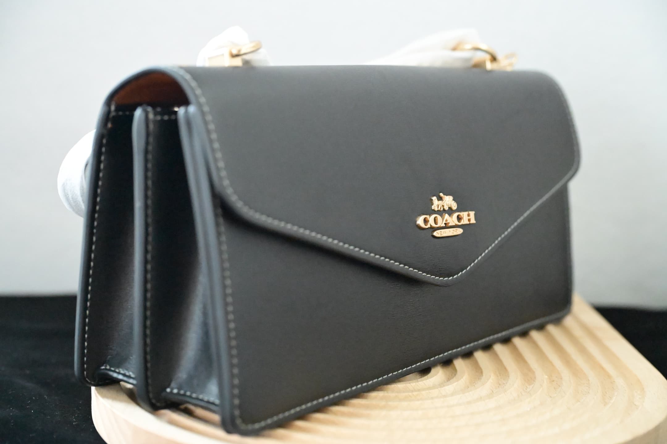 Coach Klare Envelope Crossbody Bag Black High