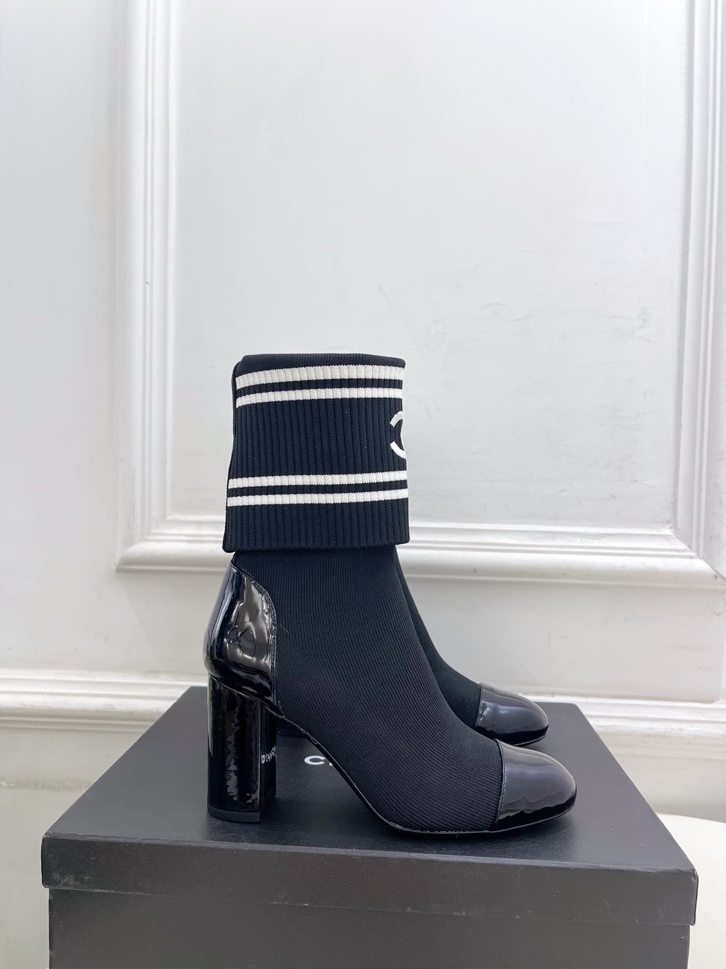 Chanel CC  Ankle Boots Shoes Women