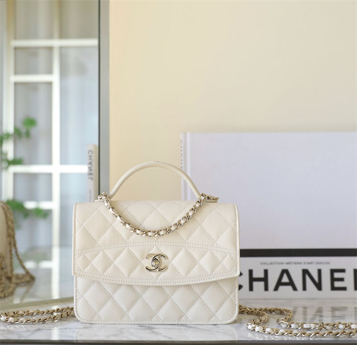 Chanel BACKPACK Grained Shiny Calfskin & Gold-Tone Metal TOP