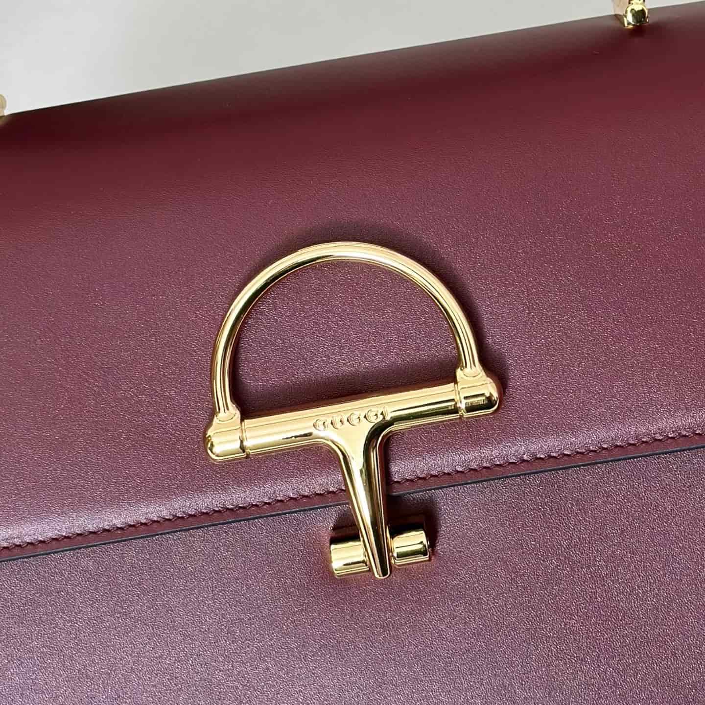 Gucci Siena medium top handle bag 855535 Claret High