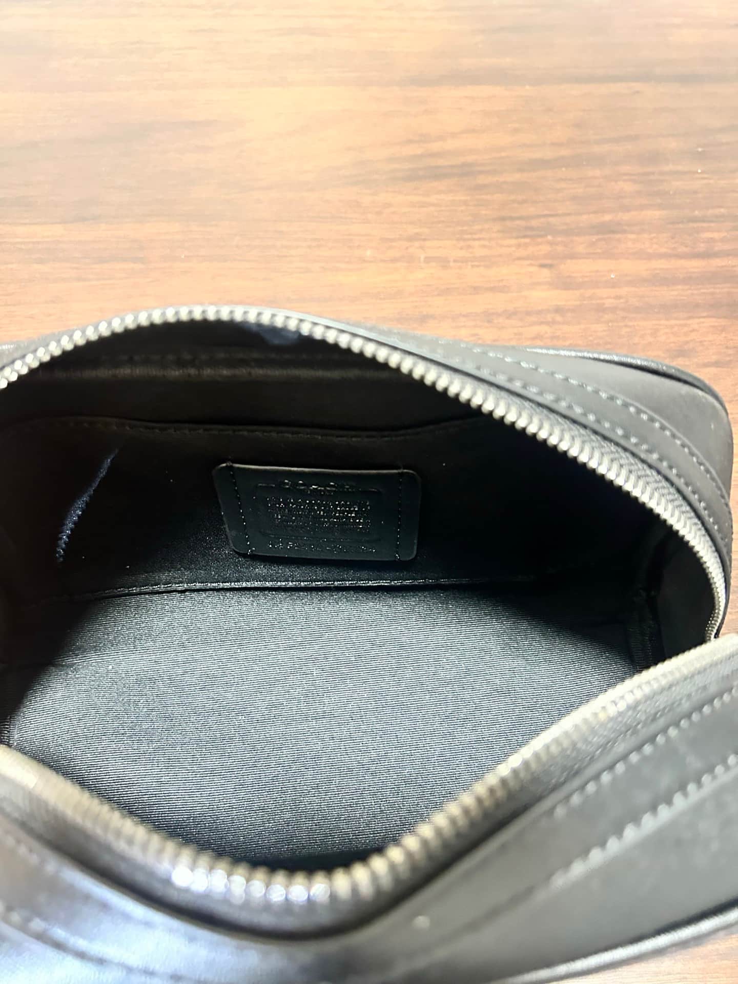 Coach Small Travel Kit in Signature Canvas with Camo Print High