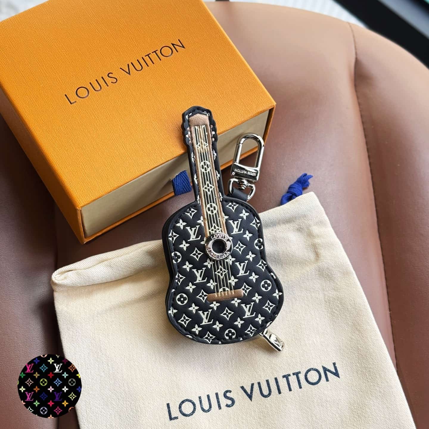 LV Guitar Pouch Bag Charm M02032