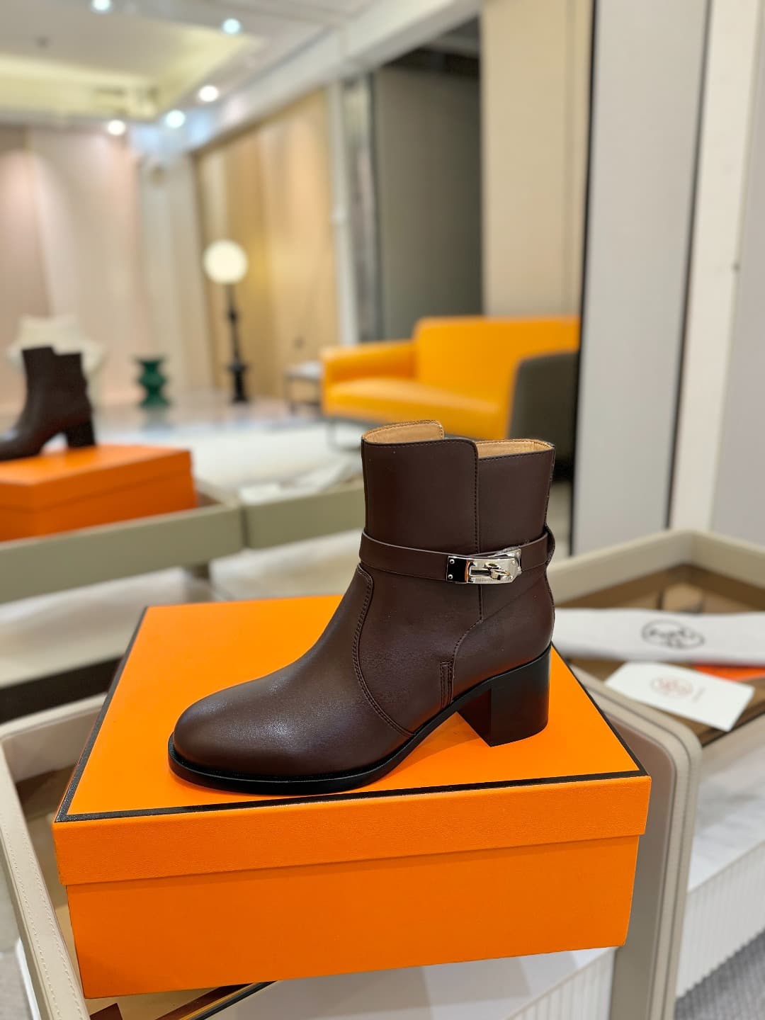 Hermes Frenchie 50 ankle Boots Shoes Women