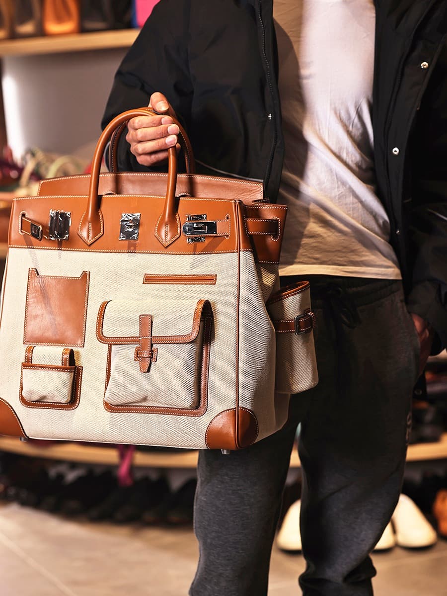 Hermes Birkin Cargo bag 40 Canvas & Swift Leather WAX High