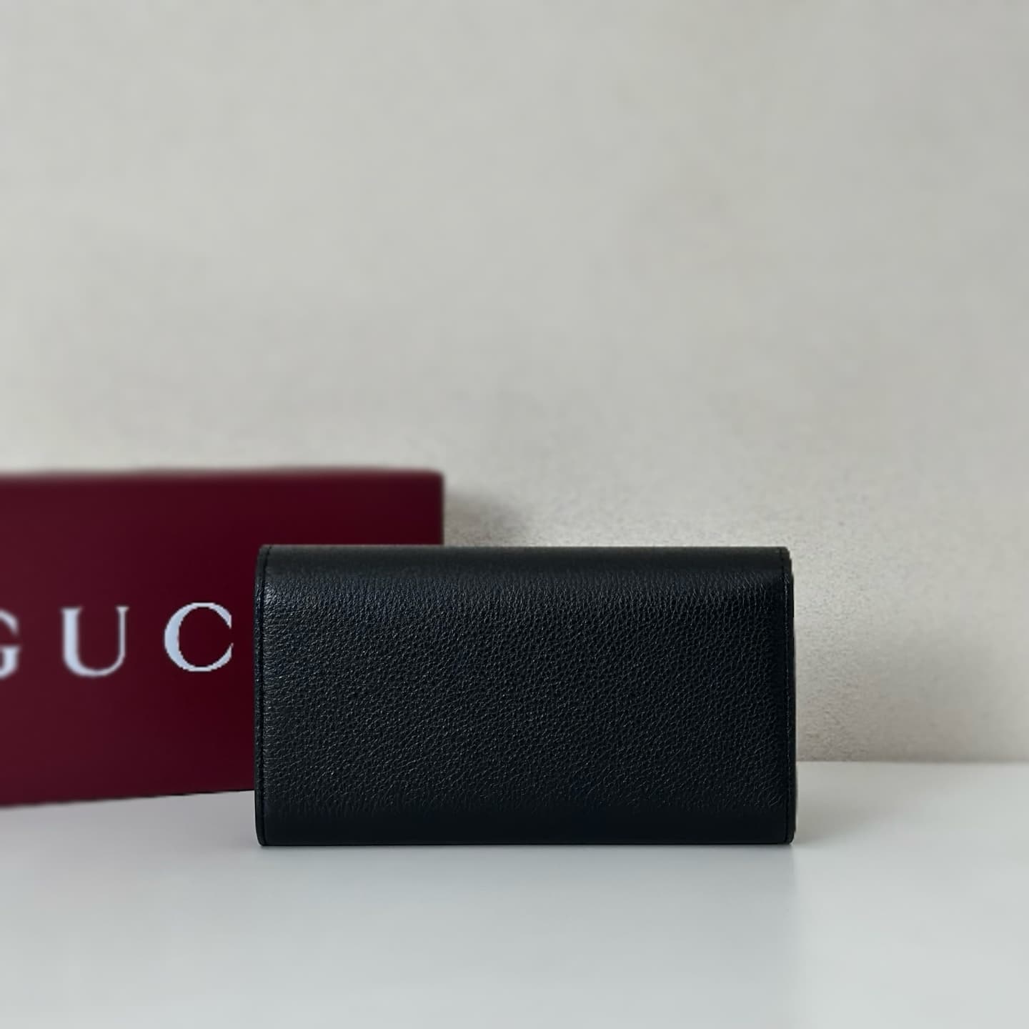 Gucci Softbit continental wallet ‎828147 Black High