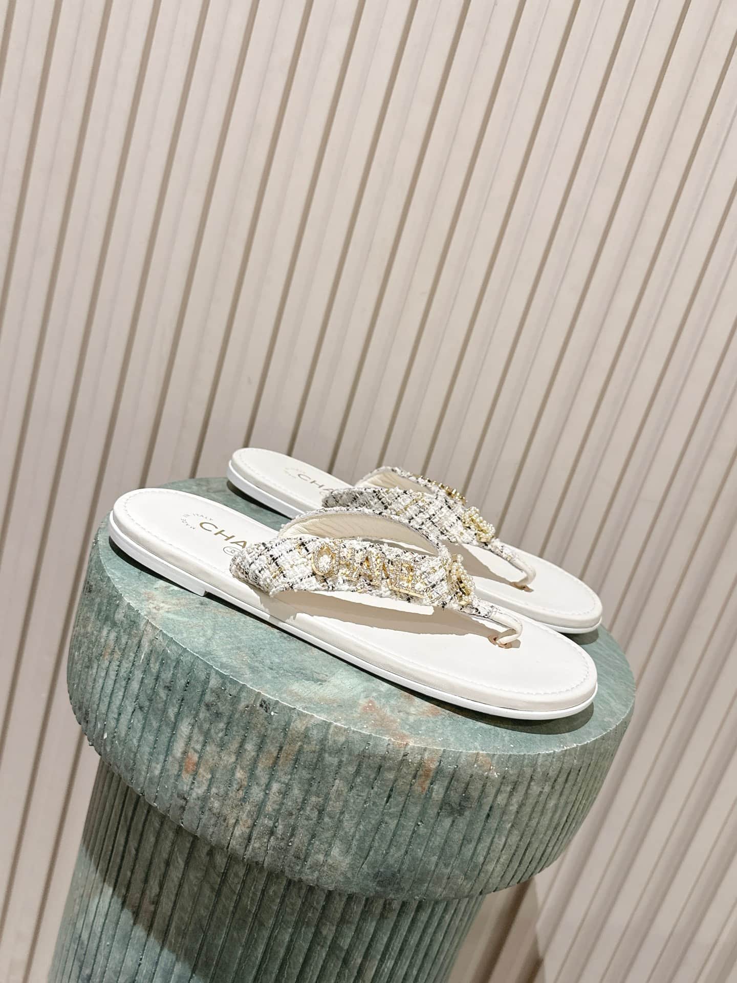 Chanel Thong Sandal Shoes Women
