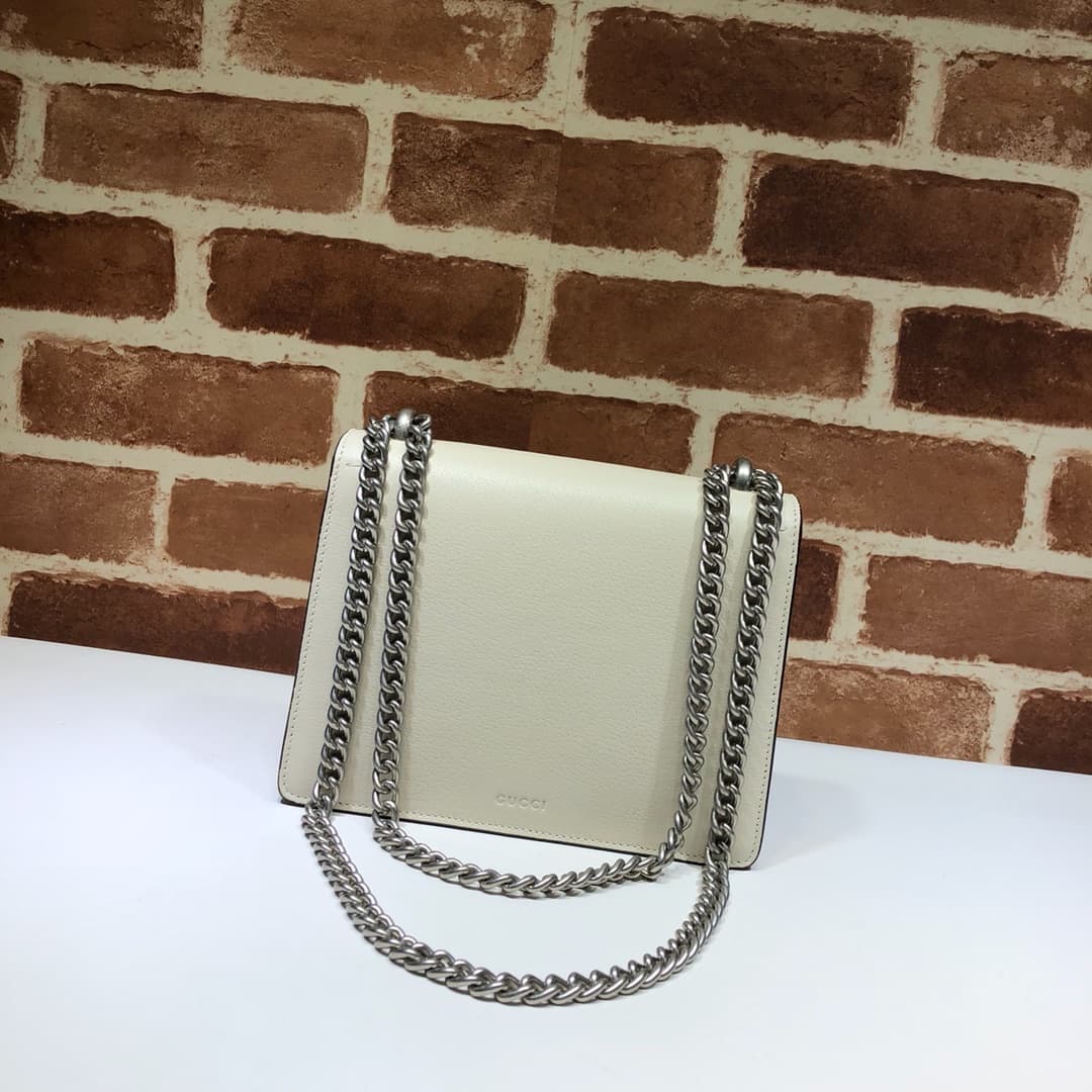 Dionysus Leather mini Bag 421970 White High