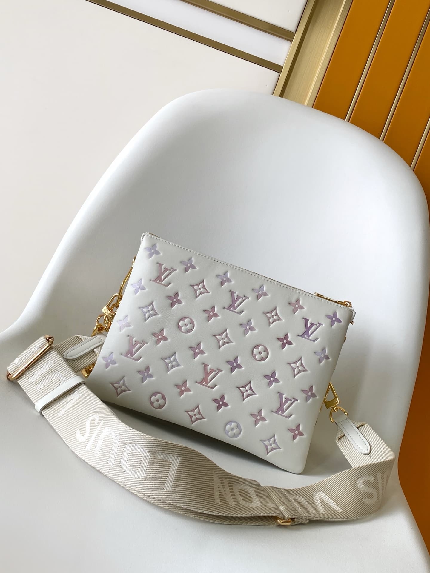 Louis Vuitton Coussin PM Dream Cream Lamb leather M25507 High
