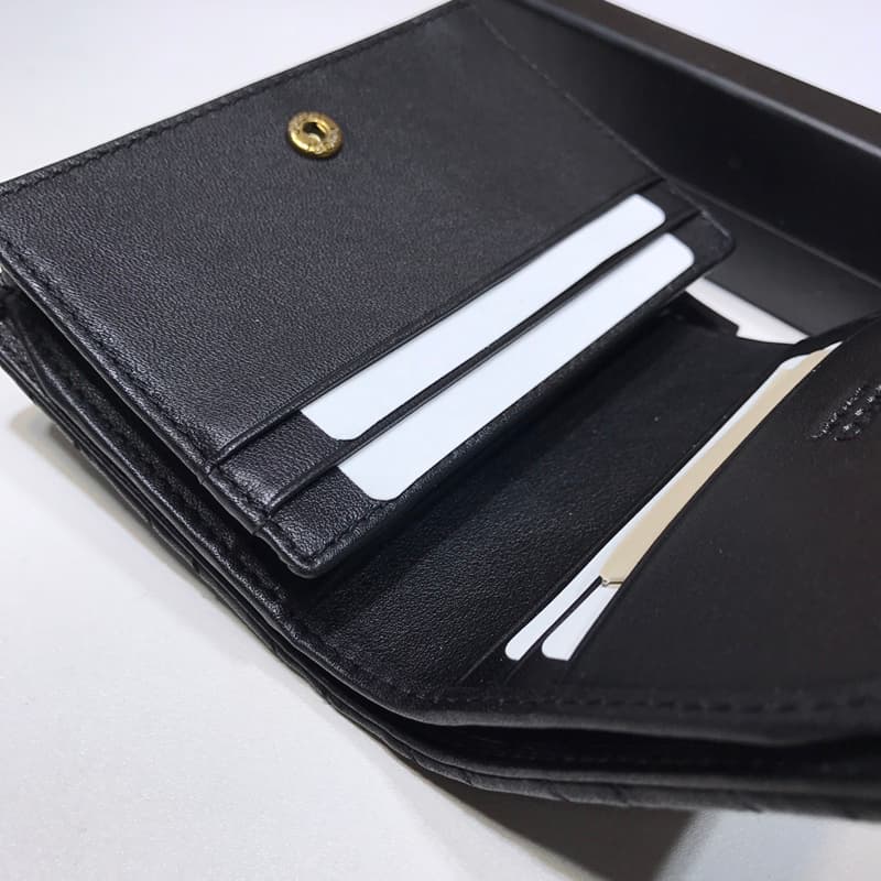 GG Marmont card case wallet black 466492 High