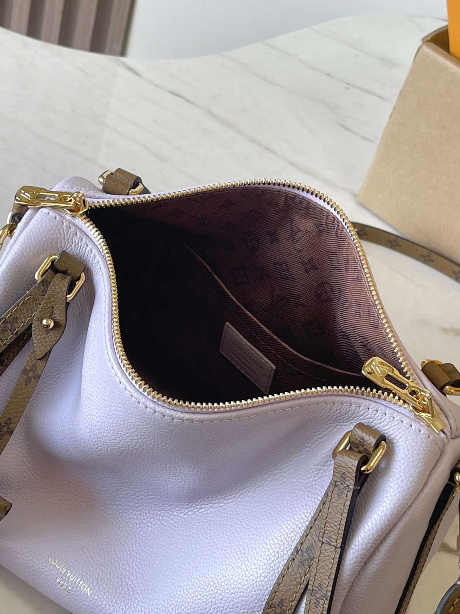 Louis Vuitton Express PM handbag in lilac calfskin leather M27275 TOP