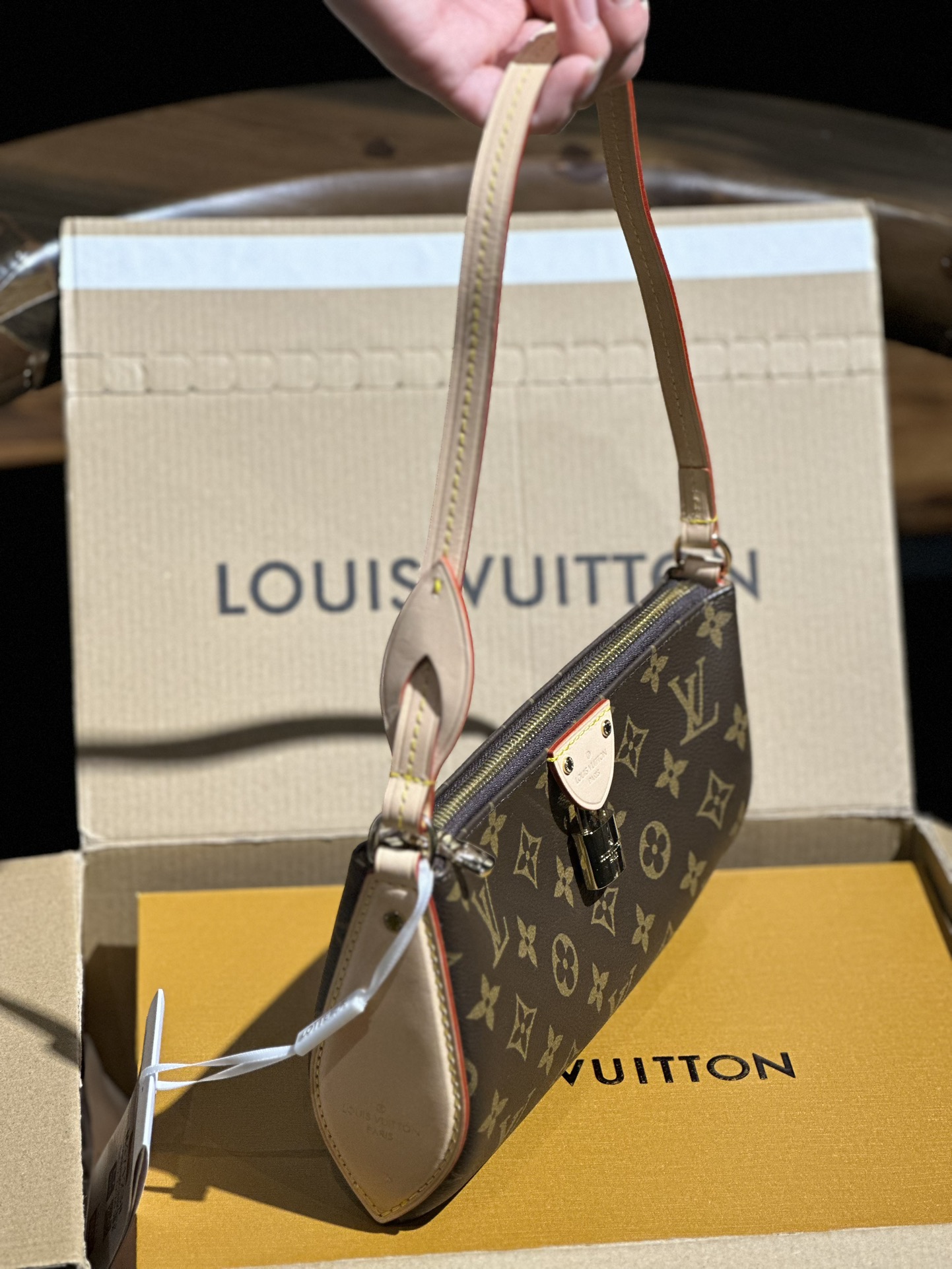 Louis Vuitton Pochette Tirette Monogram coated canvas M12859 High