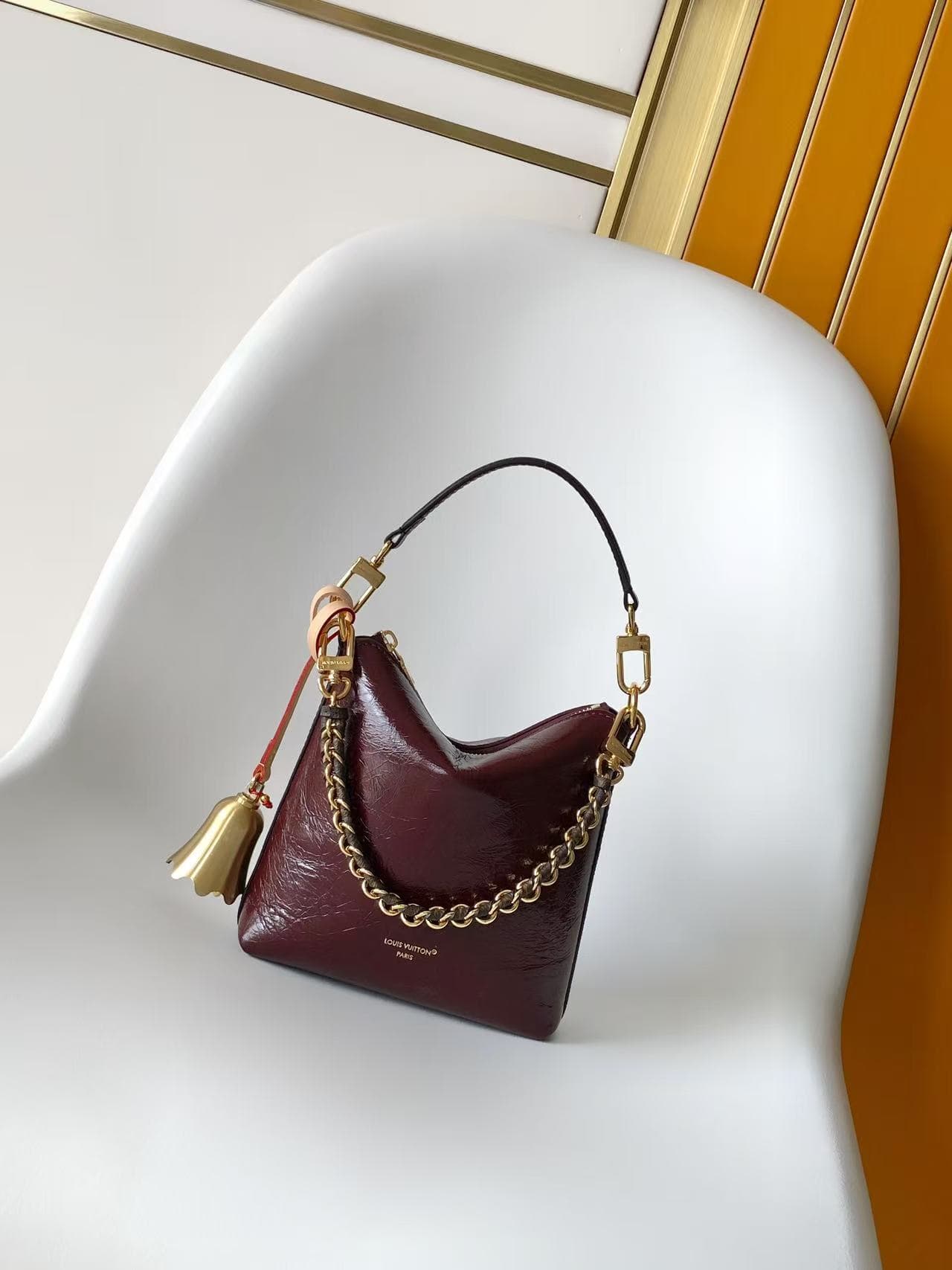 Louis Vuitton Multipass Mini handbag Monogram Rouge Leather M3A247 High