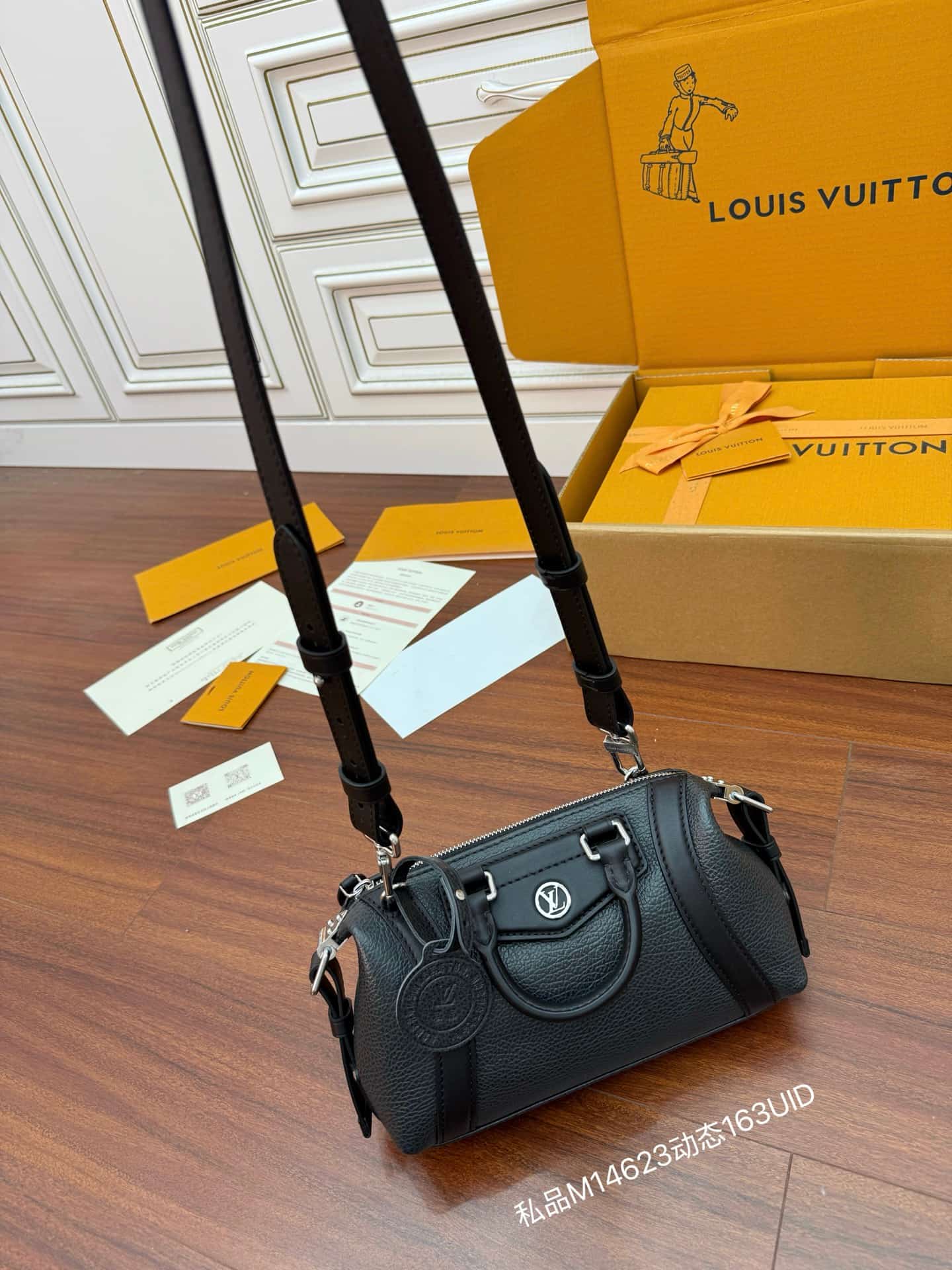 Louis Vuitton Nano LV Biker Black Lambskin M14623 TOP