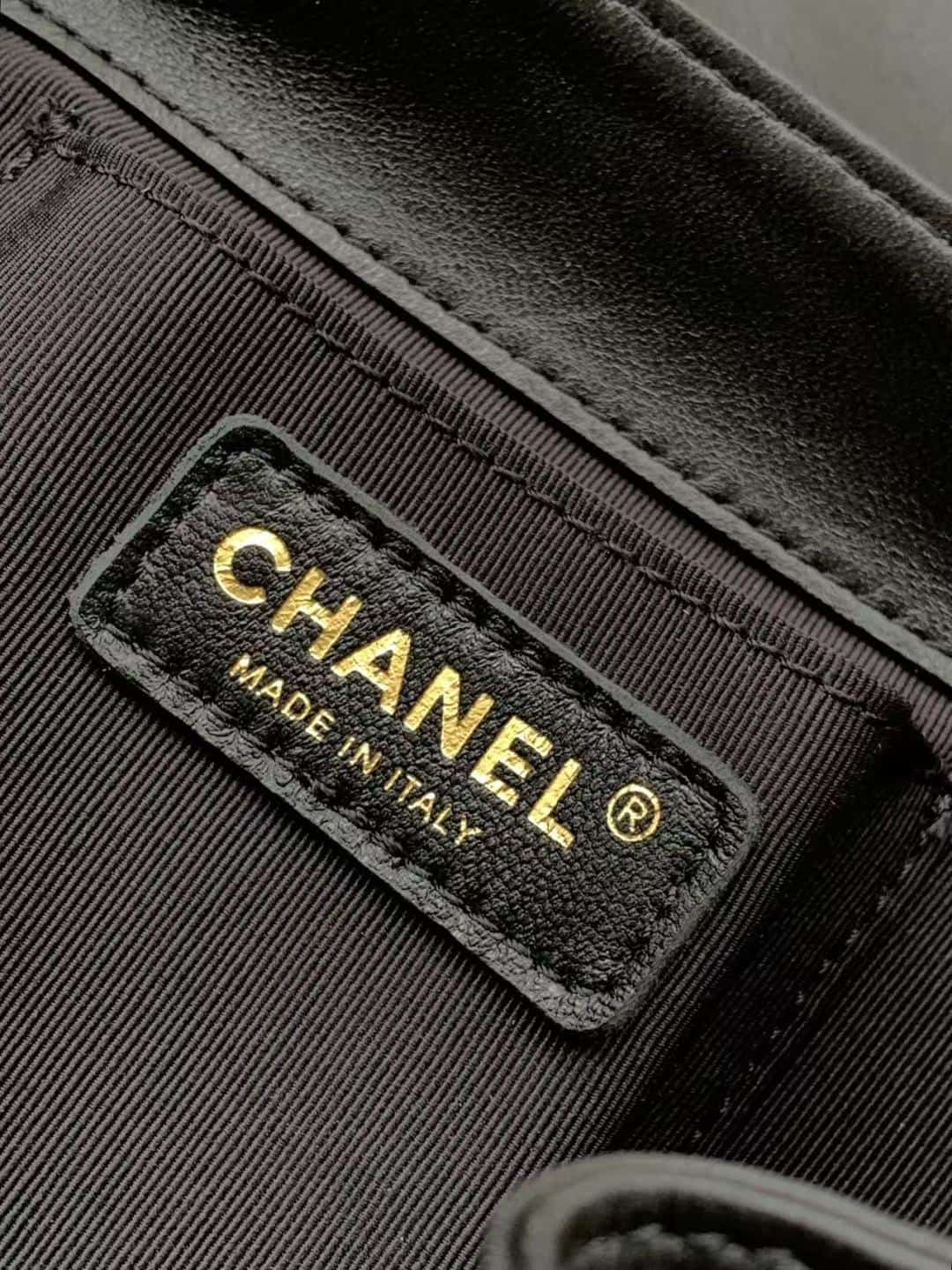 Chanel Medium Quilted Duma Backpack Lambskin AS3618 Black A