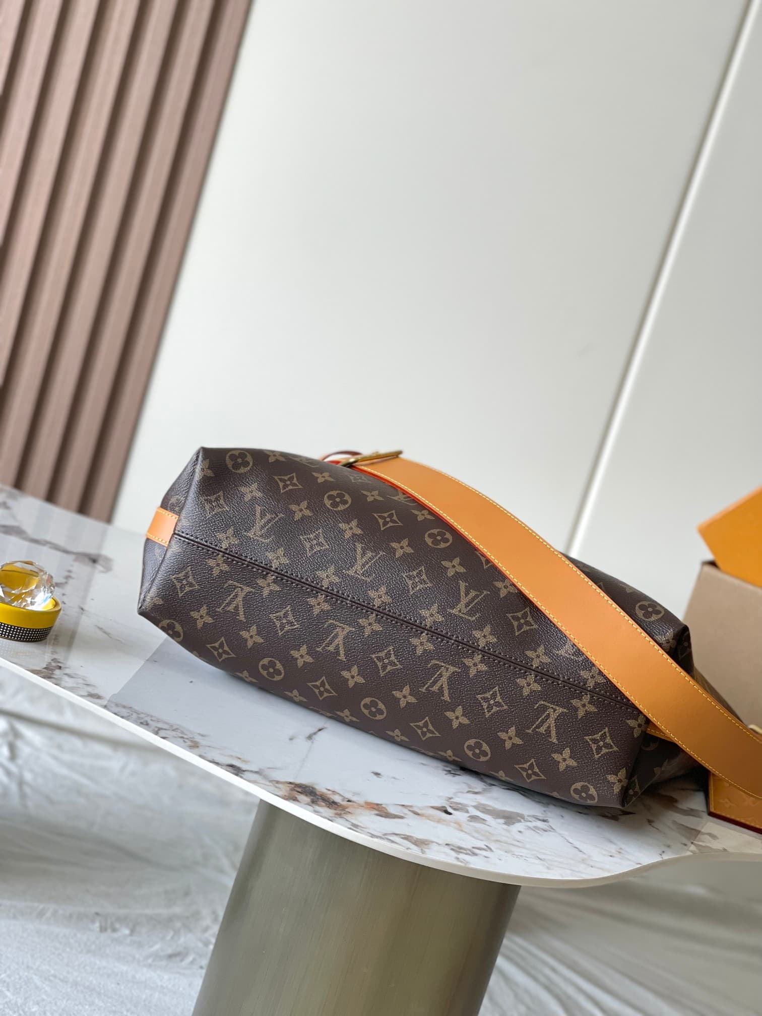 Louis Vuitton Vagabond Hobo Monogram Coated Canvas M14018 TOP