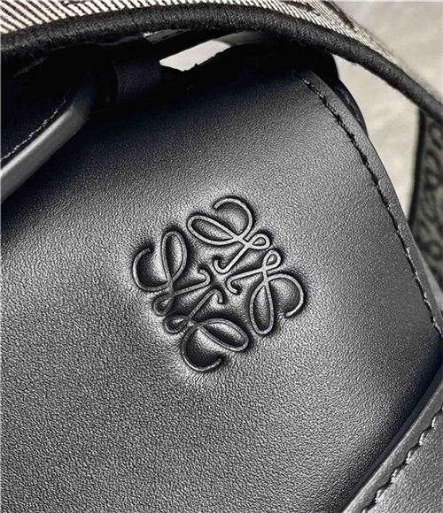 Small Gate Dual bag in soft calfskin Black High