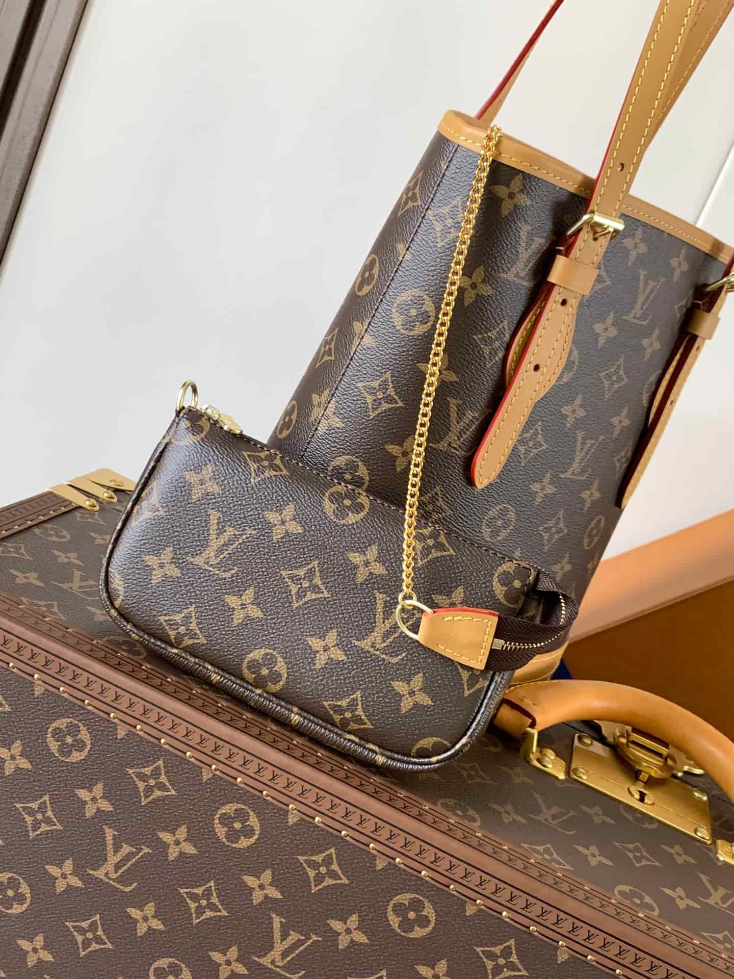 Louis Vuitton Petit Bucket bag Monogram coated canvas M42238 High
