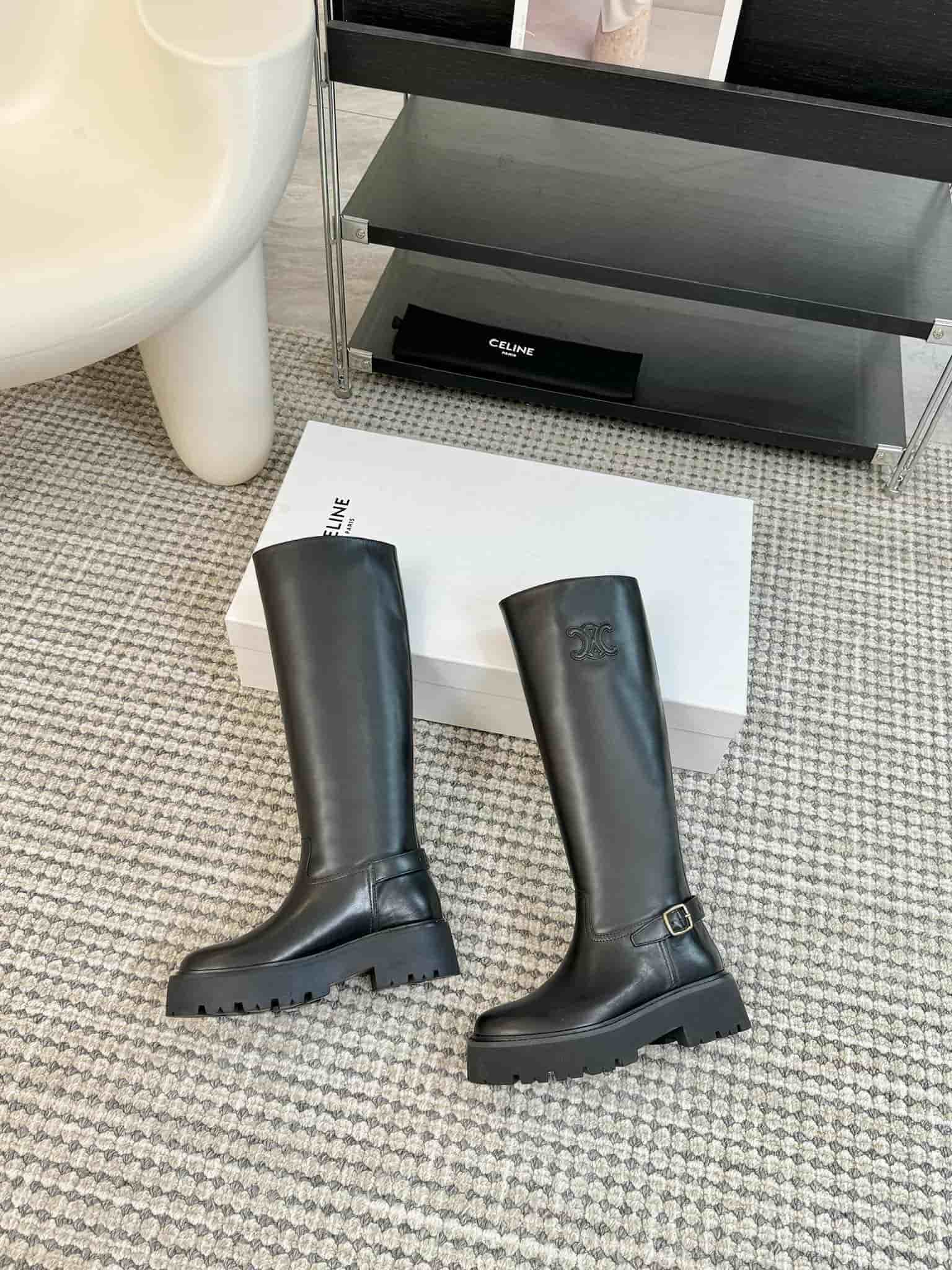 Celine Bulky High Boots Shoes Women