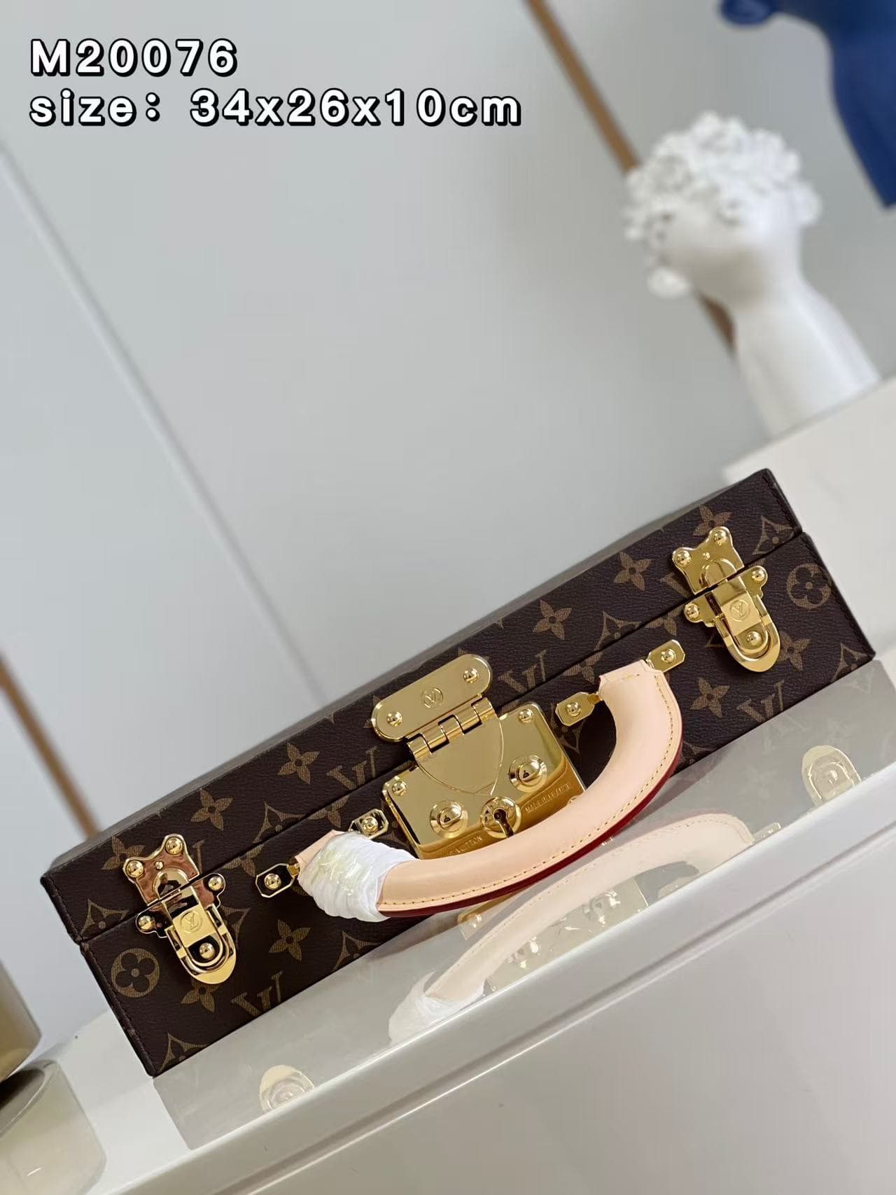 Louis Vuitton Monogram Coated Canvas Jewelry vanity M20076 TOP