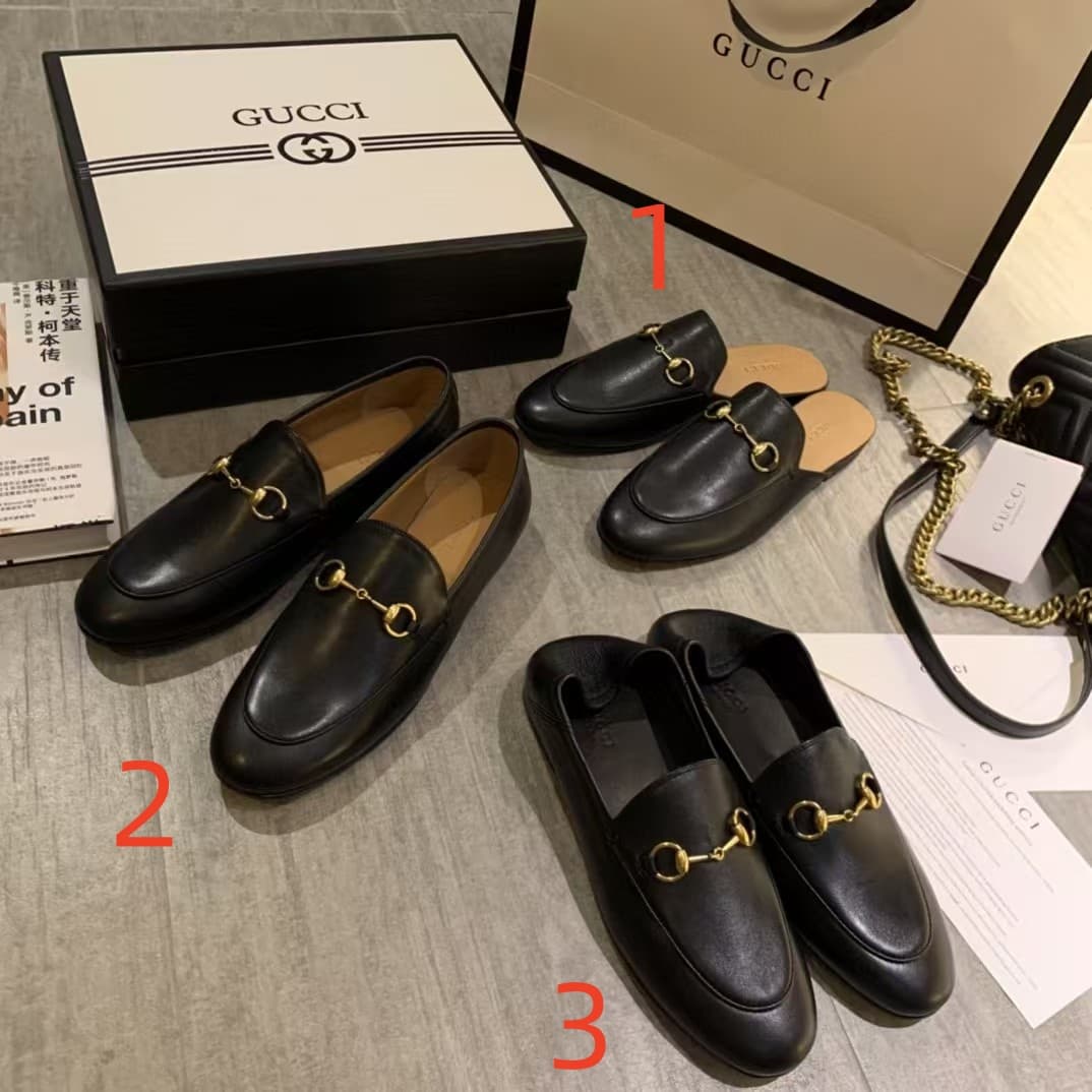 Gucci Women's loafer pump with Horsebit in black