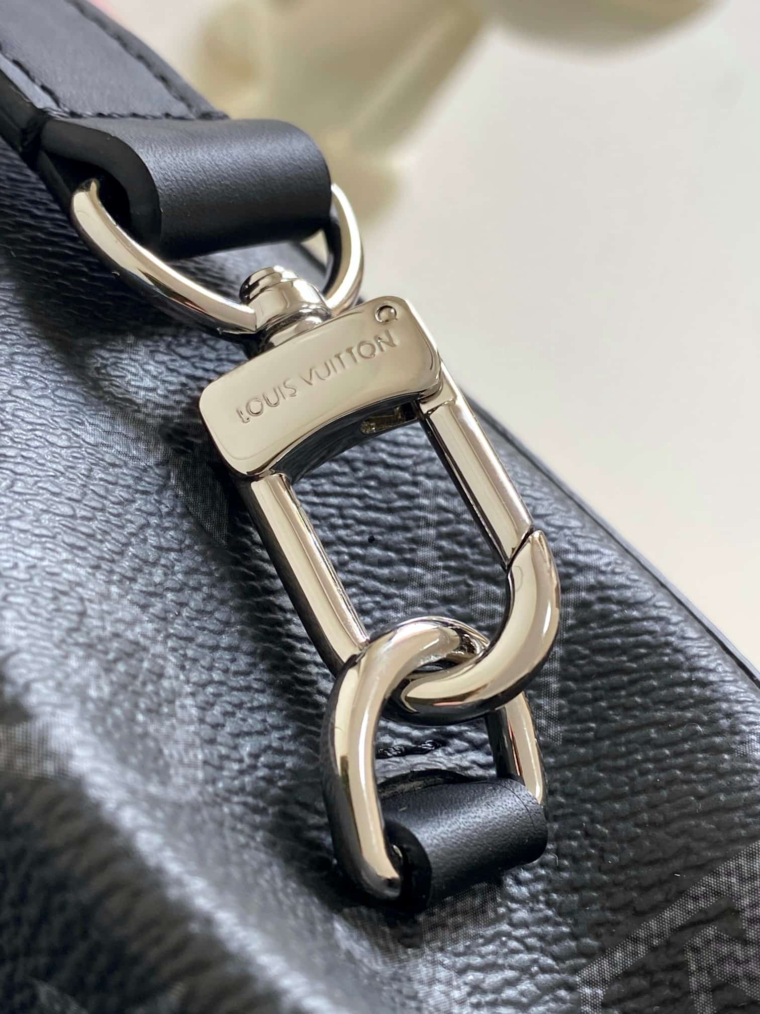 Louis Vuitton Nano Steamer Monogram Eclipse M82774 High