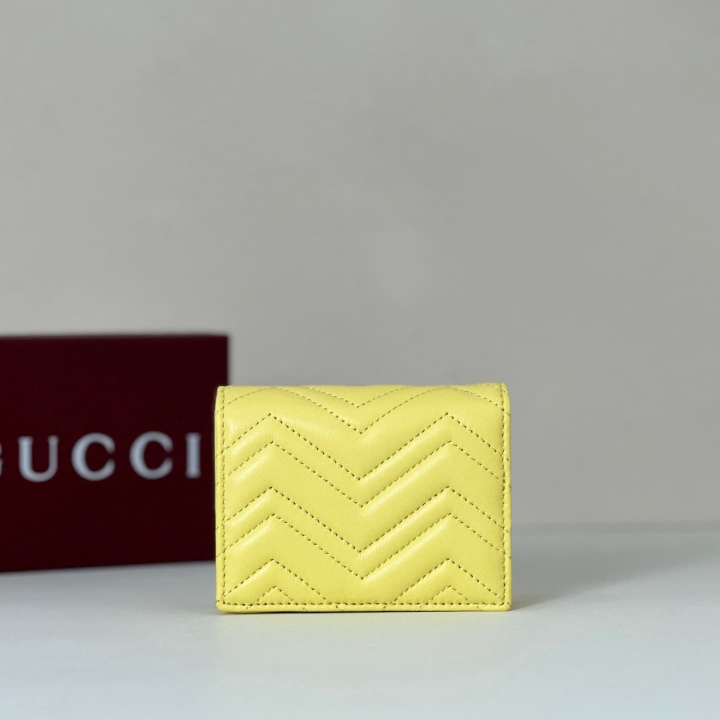 Gucci GG Marmont Small Wallet Yellow 466492 High