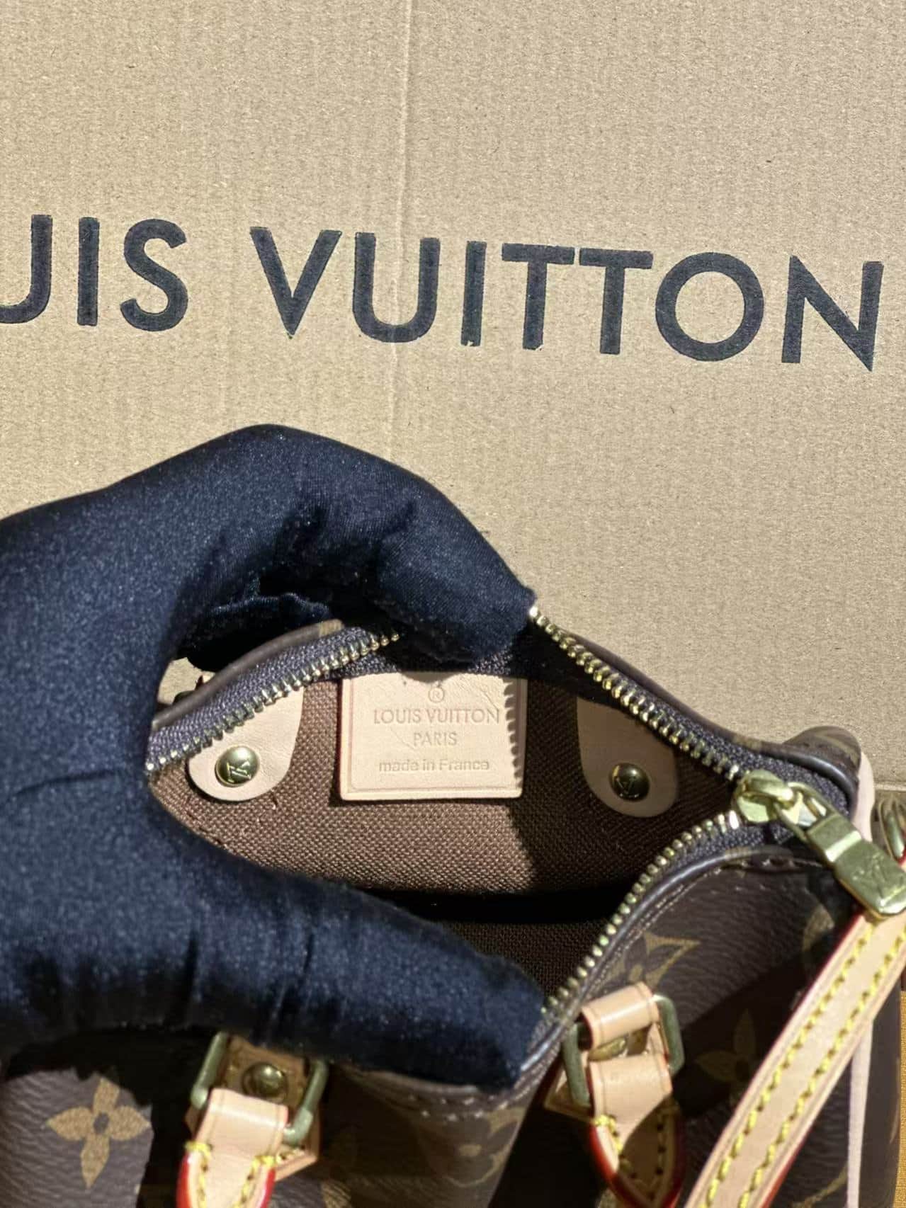 Louis Vuitton Nano Speedy Bag Monogram Canvas M61252 High