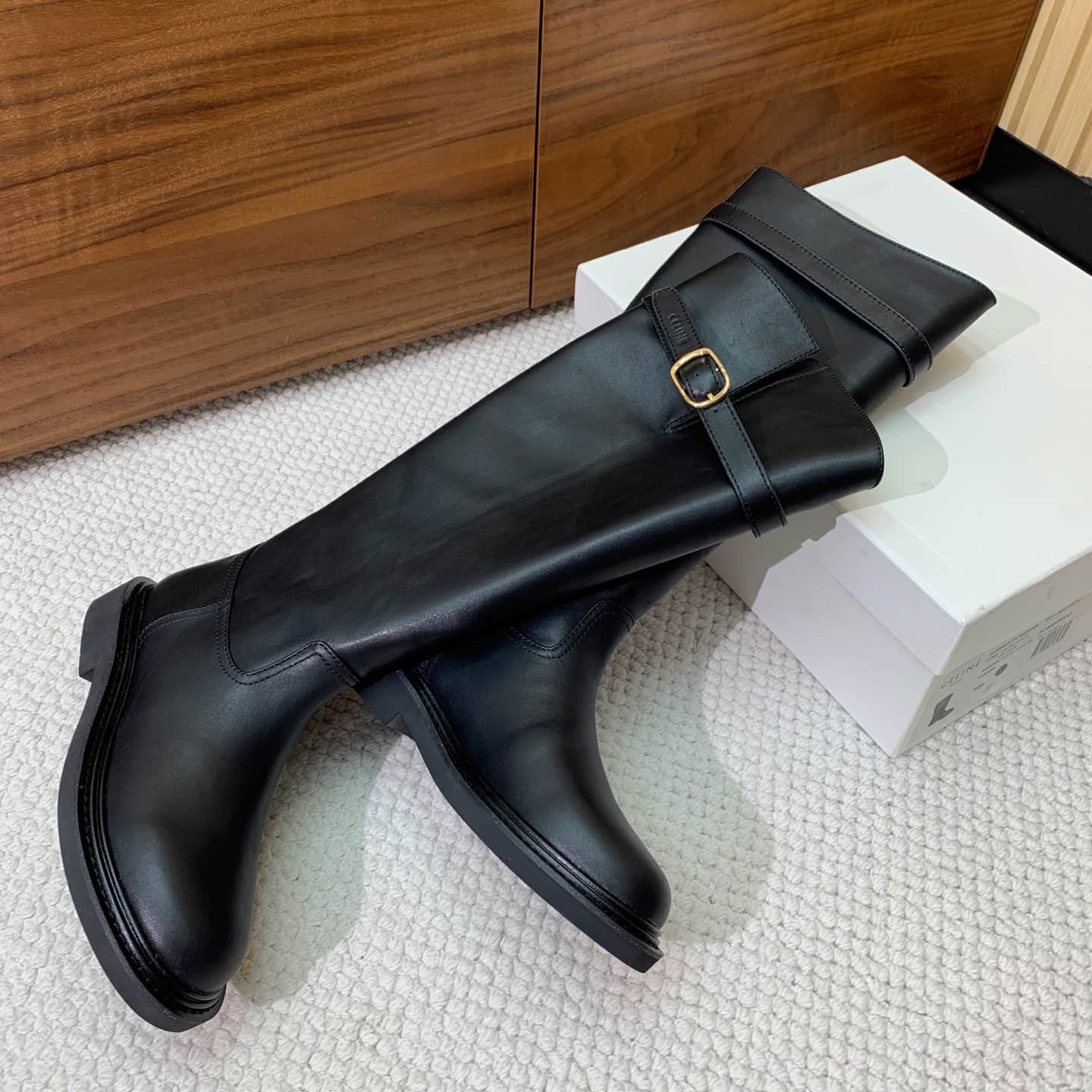 CELINE UNIVERSITE IN CALFSKIN Boots Shoes Women
