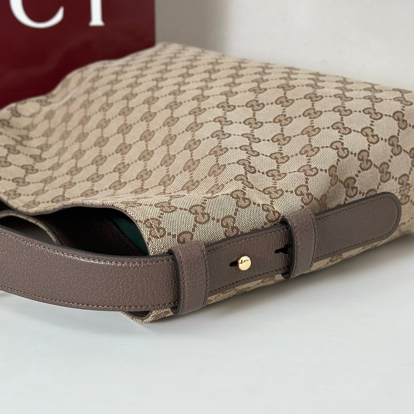 Gucci Beatrix medium tote bag 850926 Beige GG canvas High