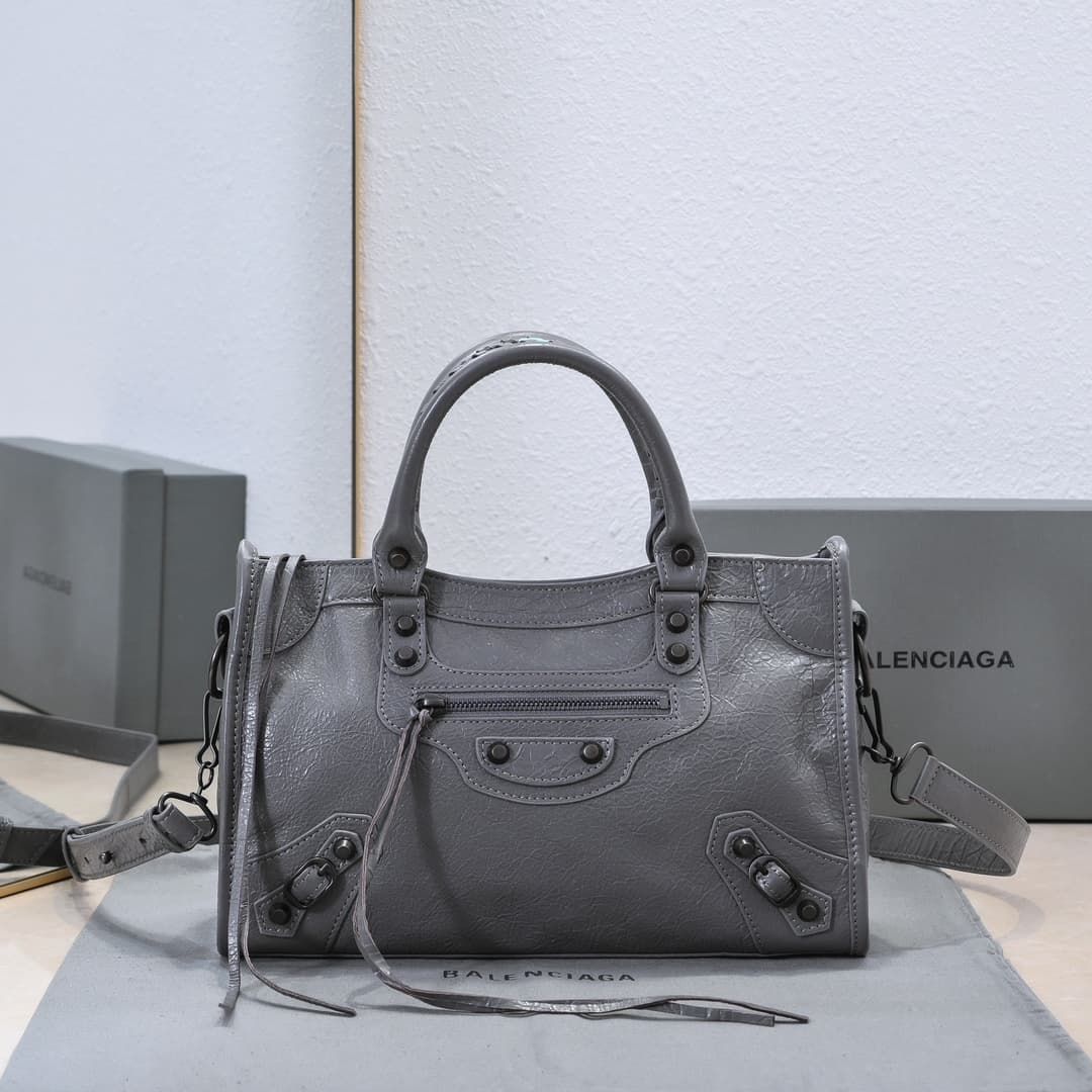 WOMEN'S LE CITY SMALL BAG Lambskin & Black Metal High