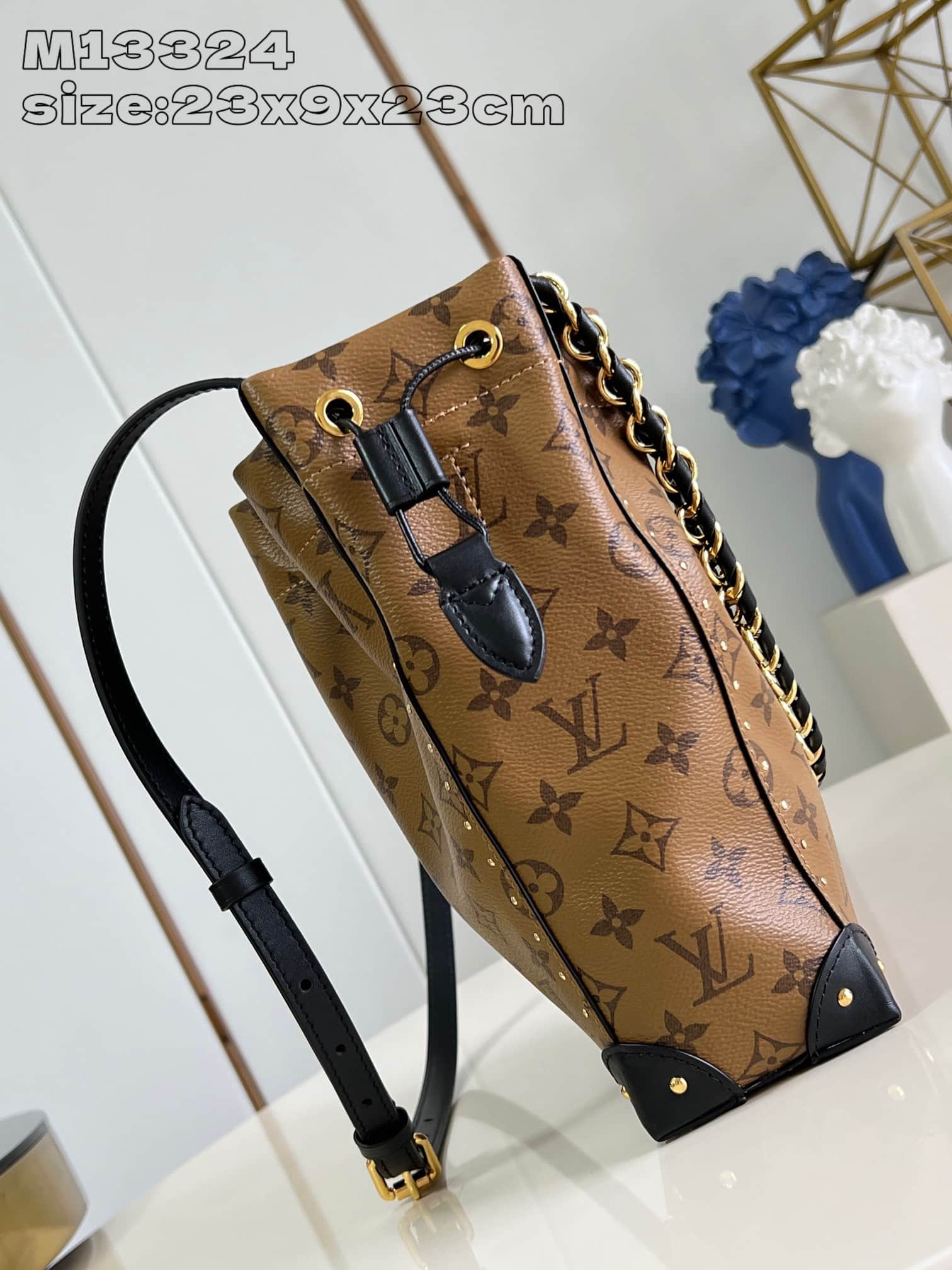 Louis Vuitton Noé Trunk PM Monogram Reverse Canvas M13324 High