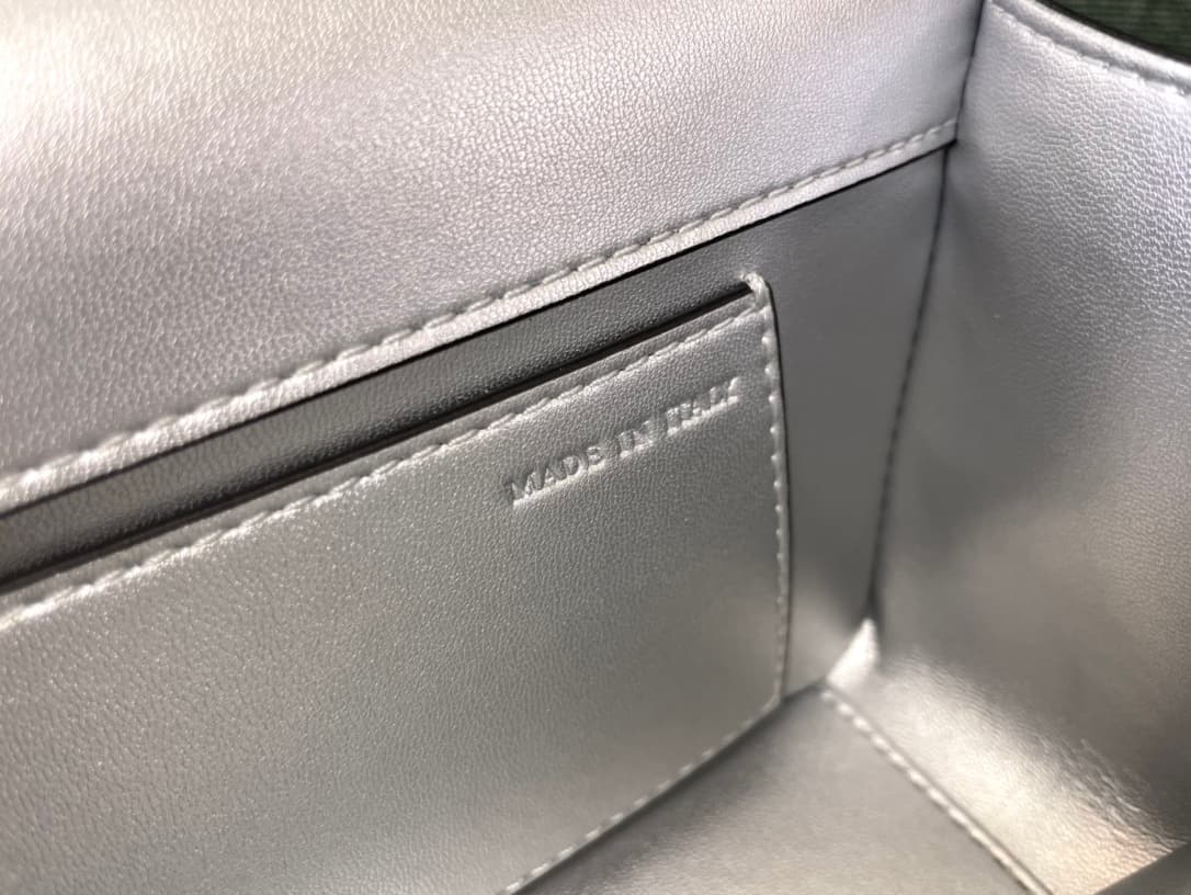 Valentino Garavani MINILOC small shoulder bag 1133S Calfskin Silver High