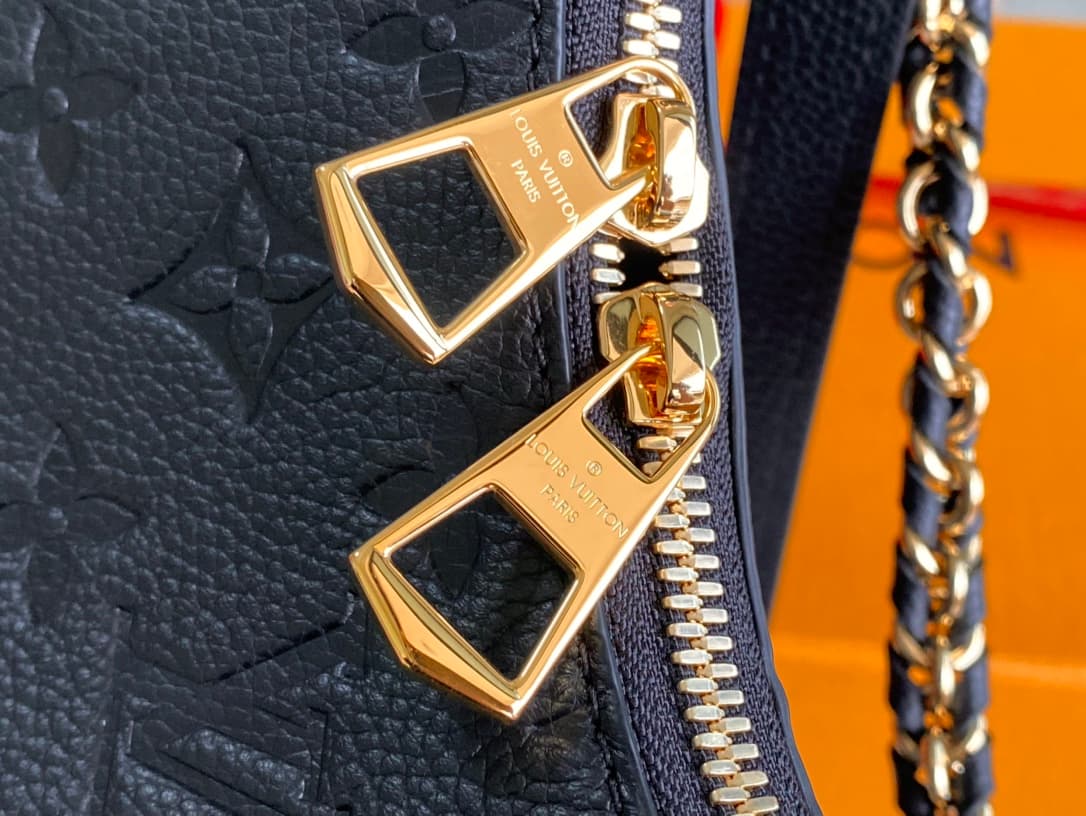 Louis Vuitton Boulogne PM Monogram Empreinte Leather M12930 Black TOP