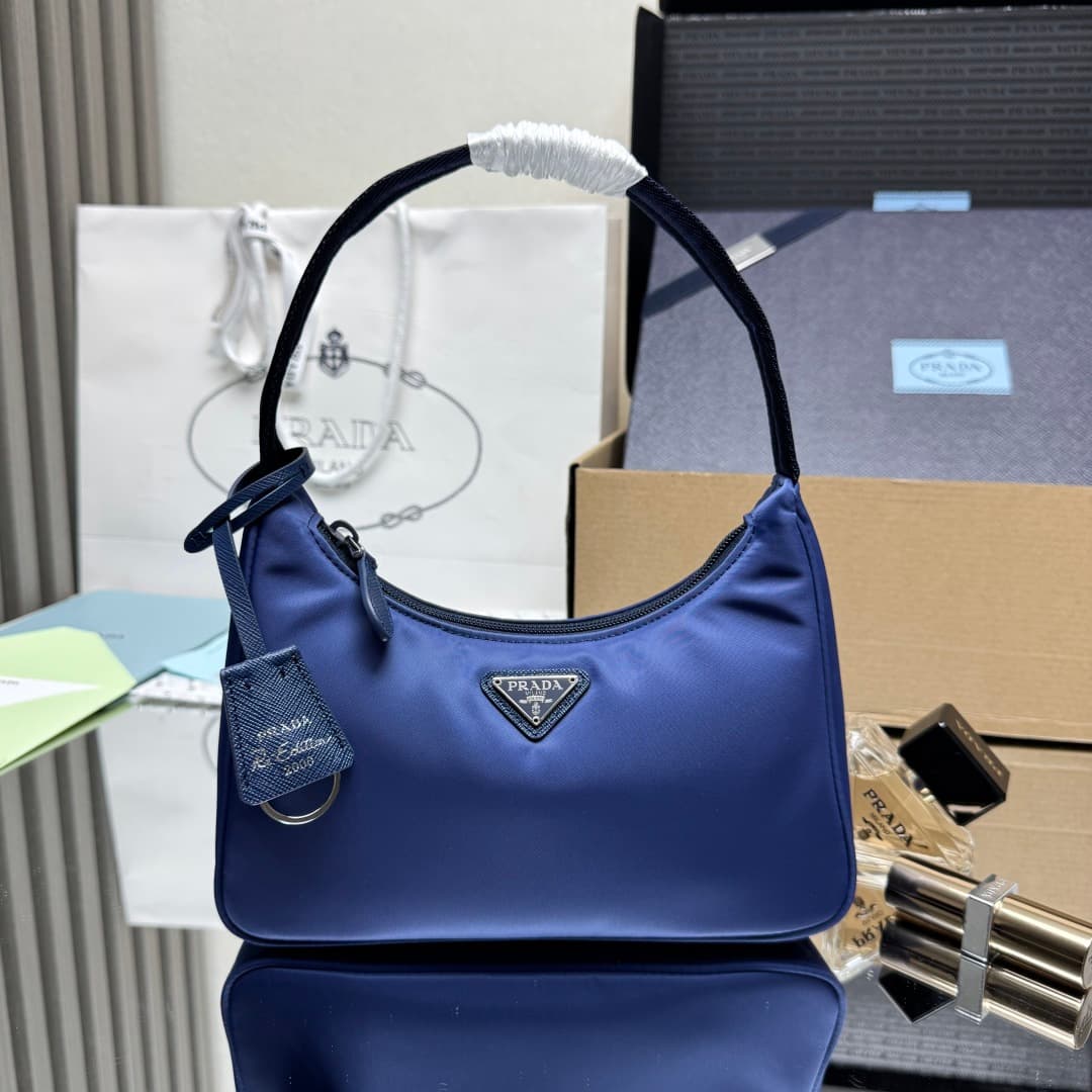Prada Re-Nylon Re-Edition 2000 mini-bag Royal Blue Recycled Polyamide 1NE515 High