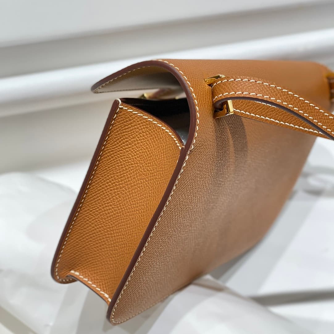 Hermès Constance Elan shoulder bag in Gold Epsom leather WAX High