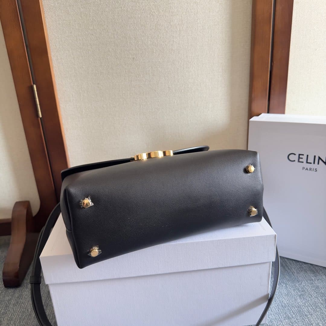 Celine Small Nino bag in Black Supple Calfskin High