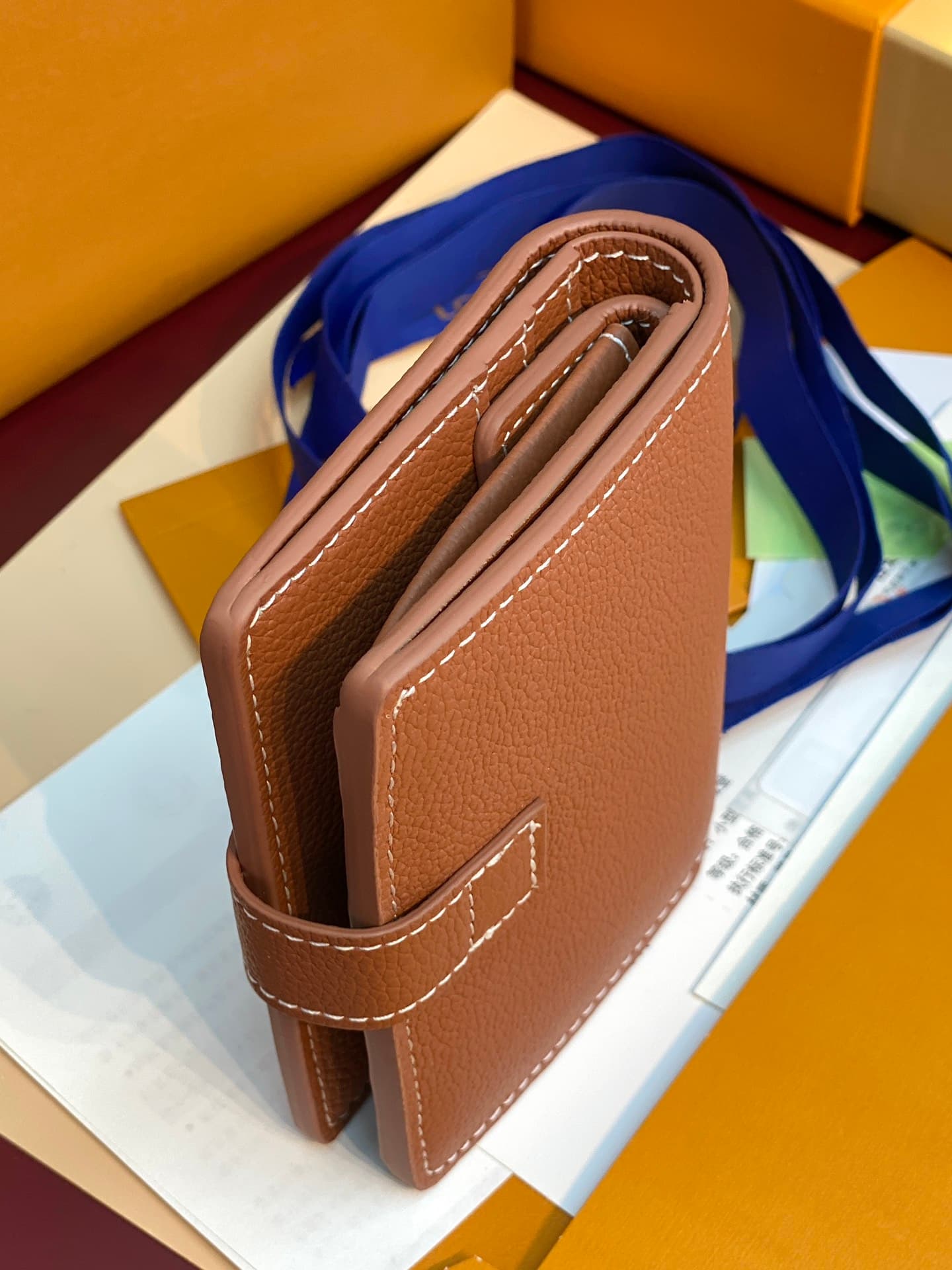 Louis Vuitton Low Key Compact Wallet Cognac Smooth calfskin M12148 High
