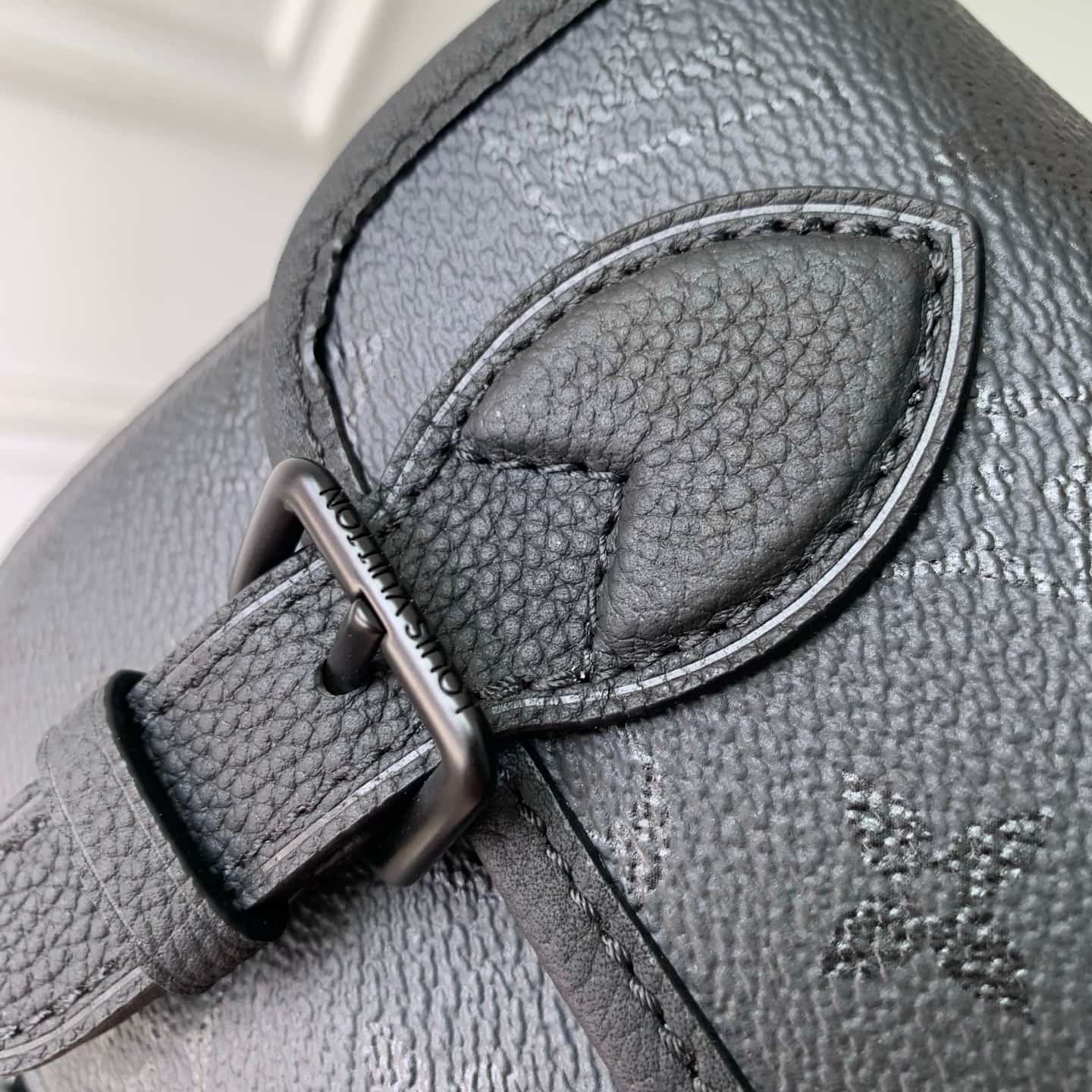 Louis Vuitton Satchel Wearable Wallet Black Monogram Midnight coated canvas M2A259 High