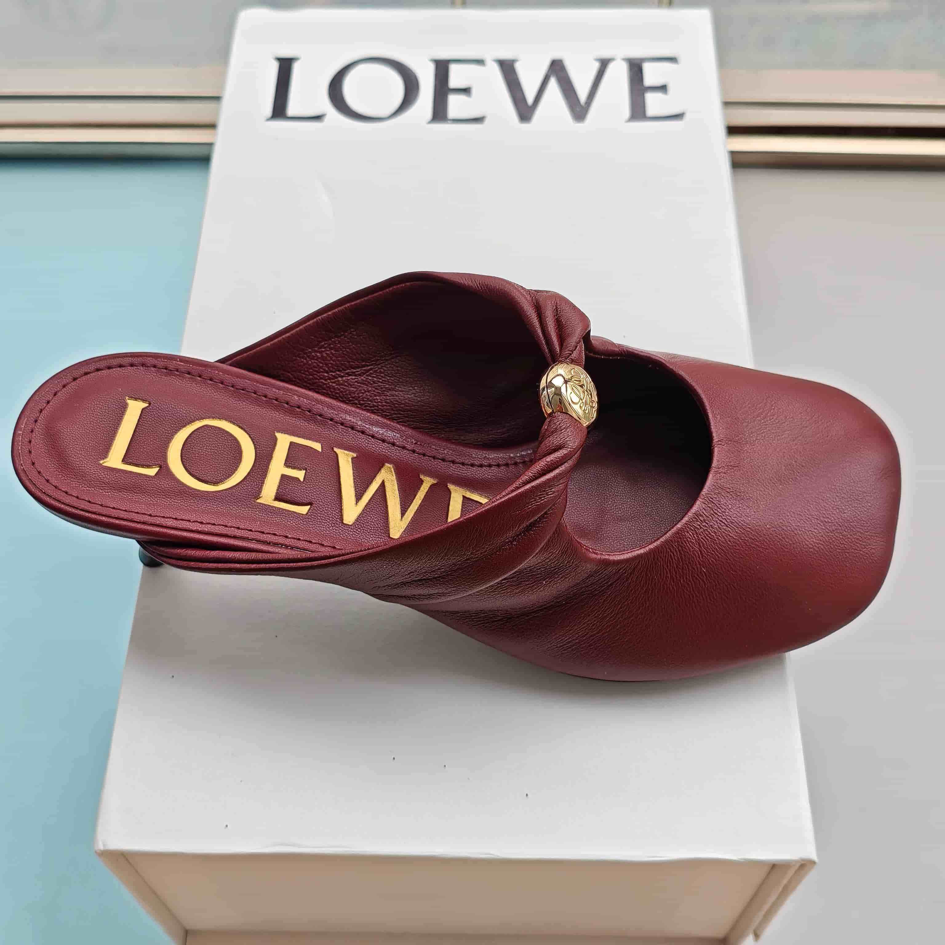 LOEWE Pebble Soft mule in nappa