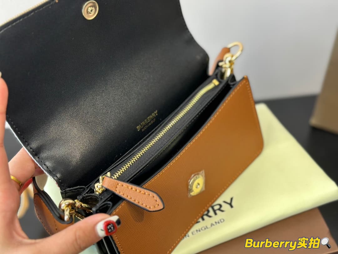 Burberry House Check Madison Buckle Bag