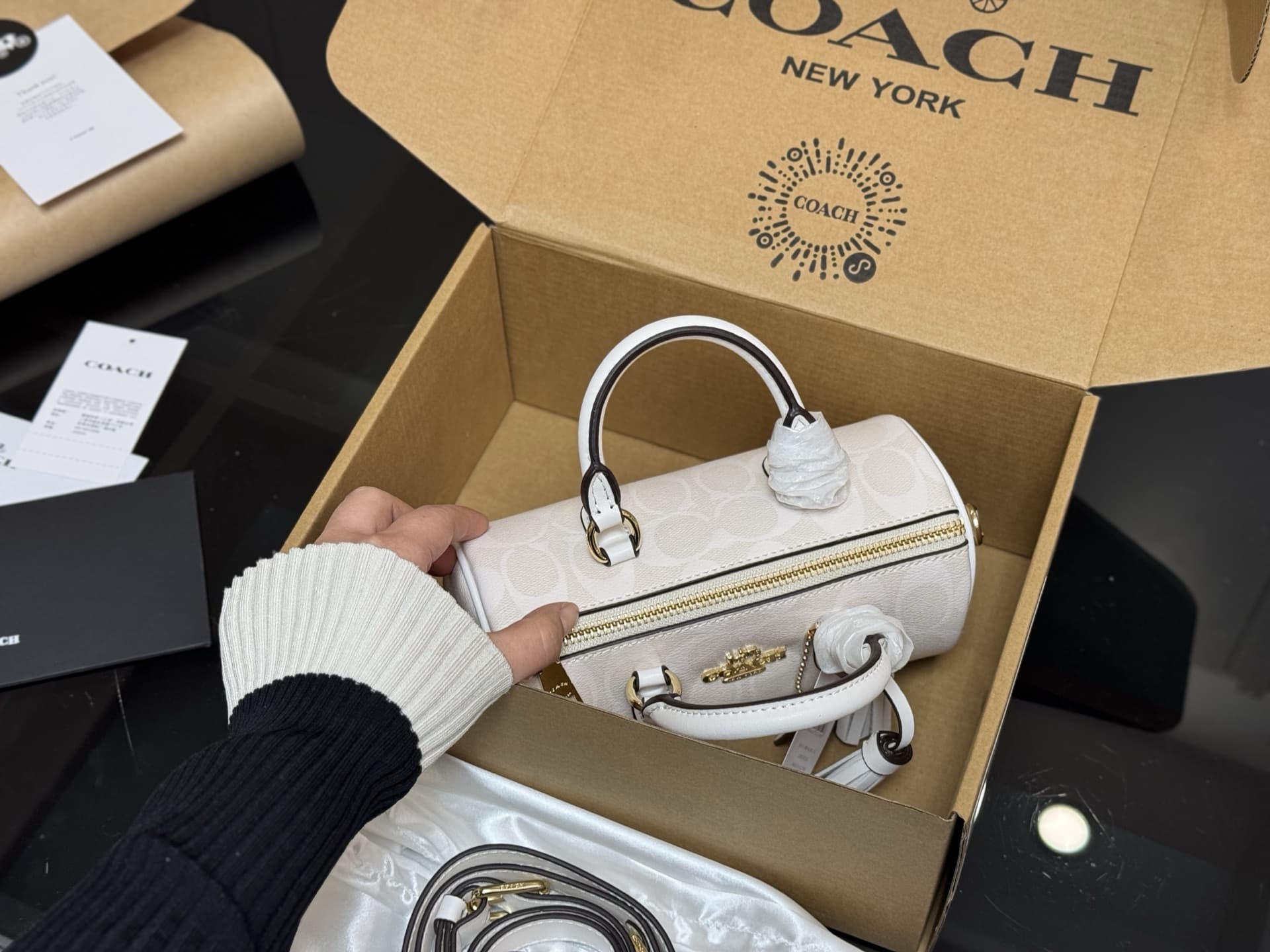 Coach Lacey Crossbody In Signature Canvas