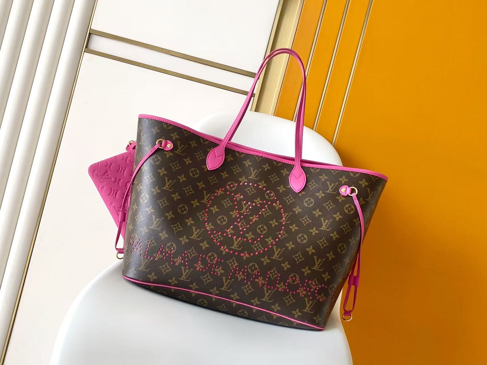 Louis Vuitton Neverfull GM Newport Beach Perforated Monogram coated canvas M29221 High