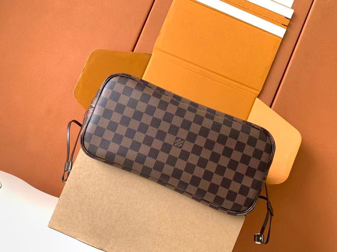 Louis Vuitton Neverfull MM Cerise Red Damier Ebene coated canvas N40599 TOP