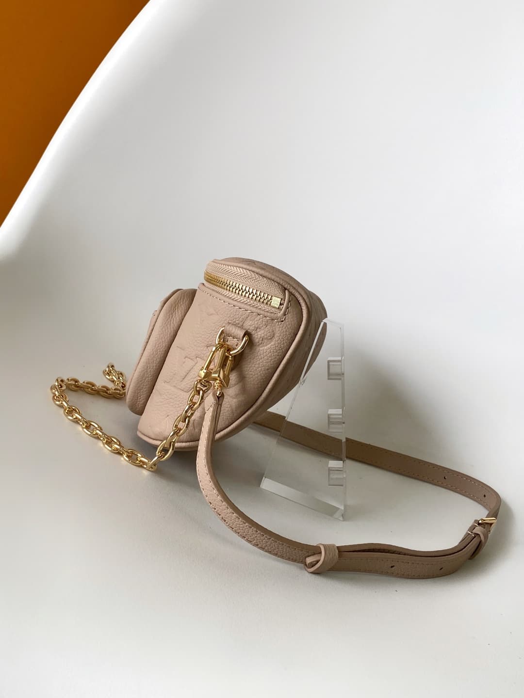 Louis Vuitton Mini Bumbag Sand Monogram Empreinte Leather M14420 High