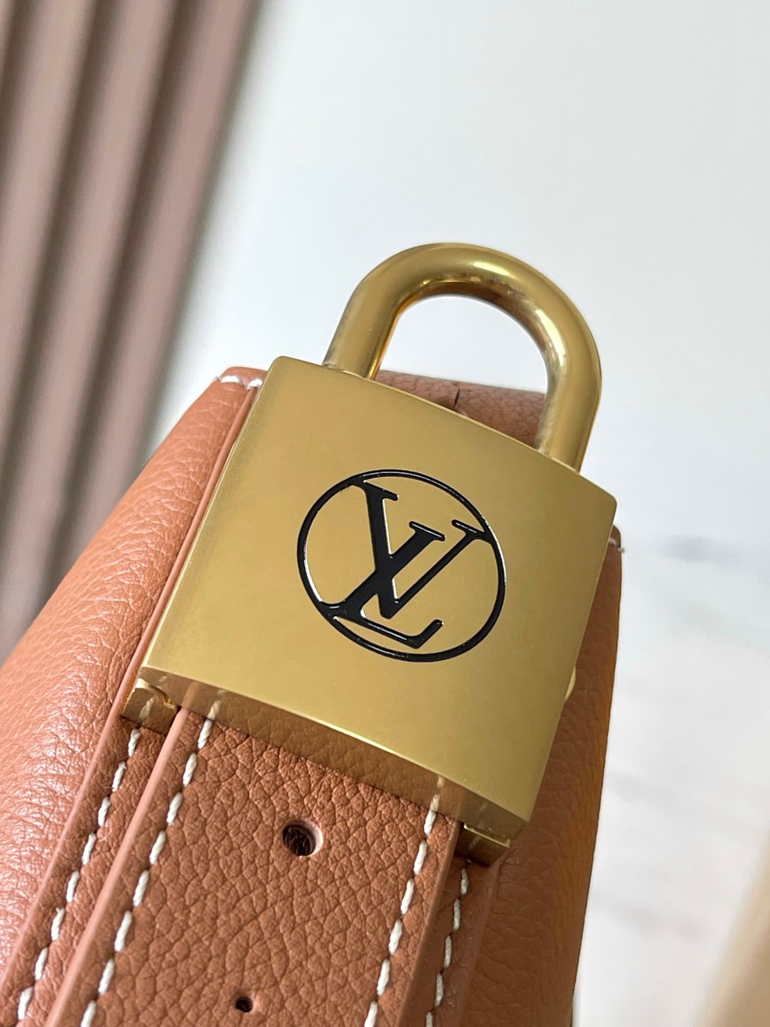 Louis Vuitton Low Key Cookie MM Cognac Calf leather M14642 TOP